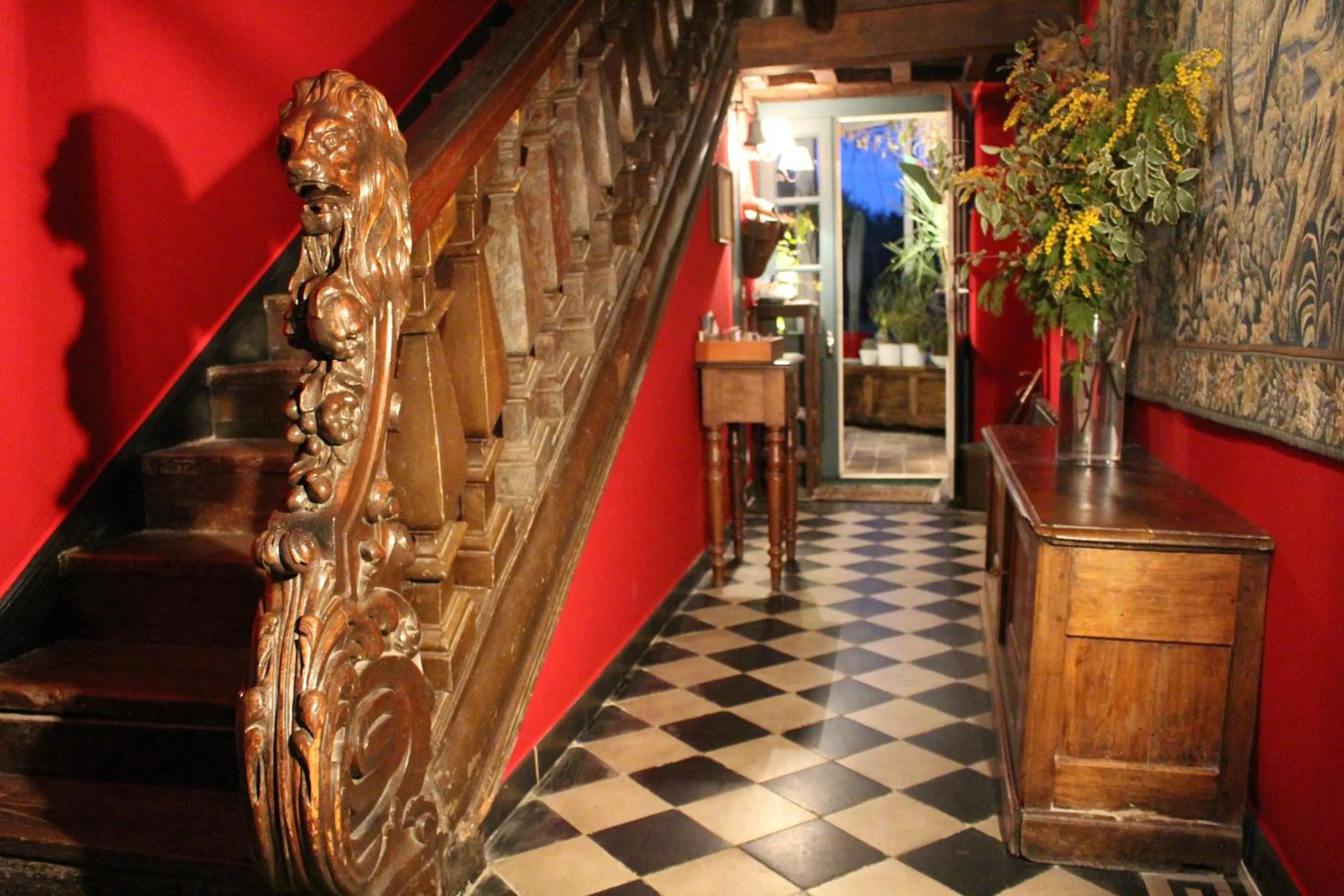 Decorative detail in Manoir de la Baronnie