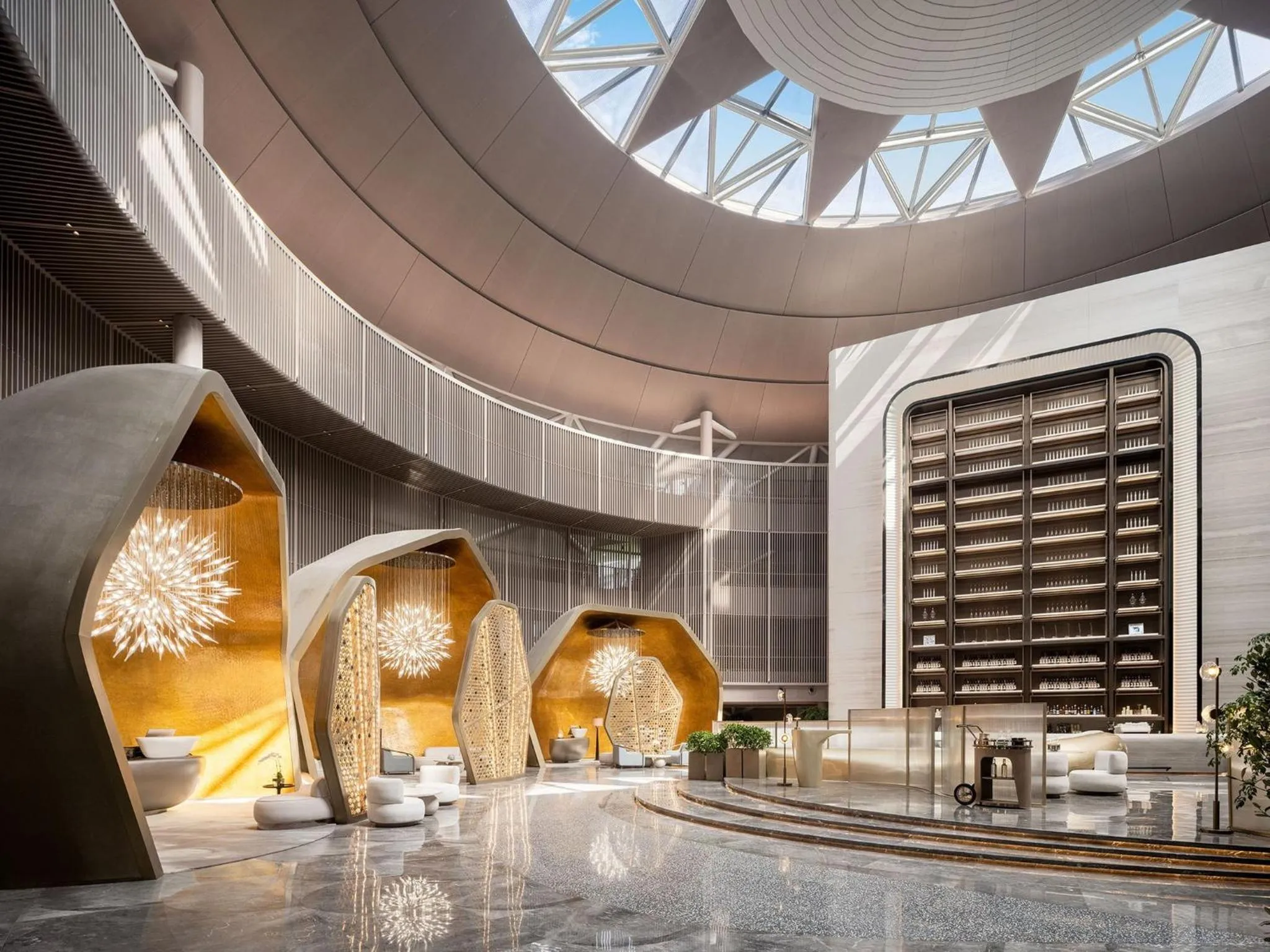 Property building in InterContinental Shanghai Harbour City by IHG