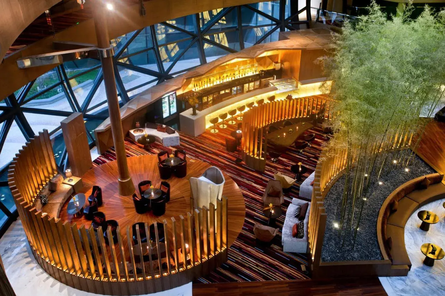 Lobby or reception in InterContinental Shanghai Harbour City by IHG Lobby or reception in InterContinental Shanghai Harbour City by IHG