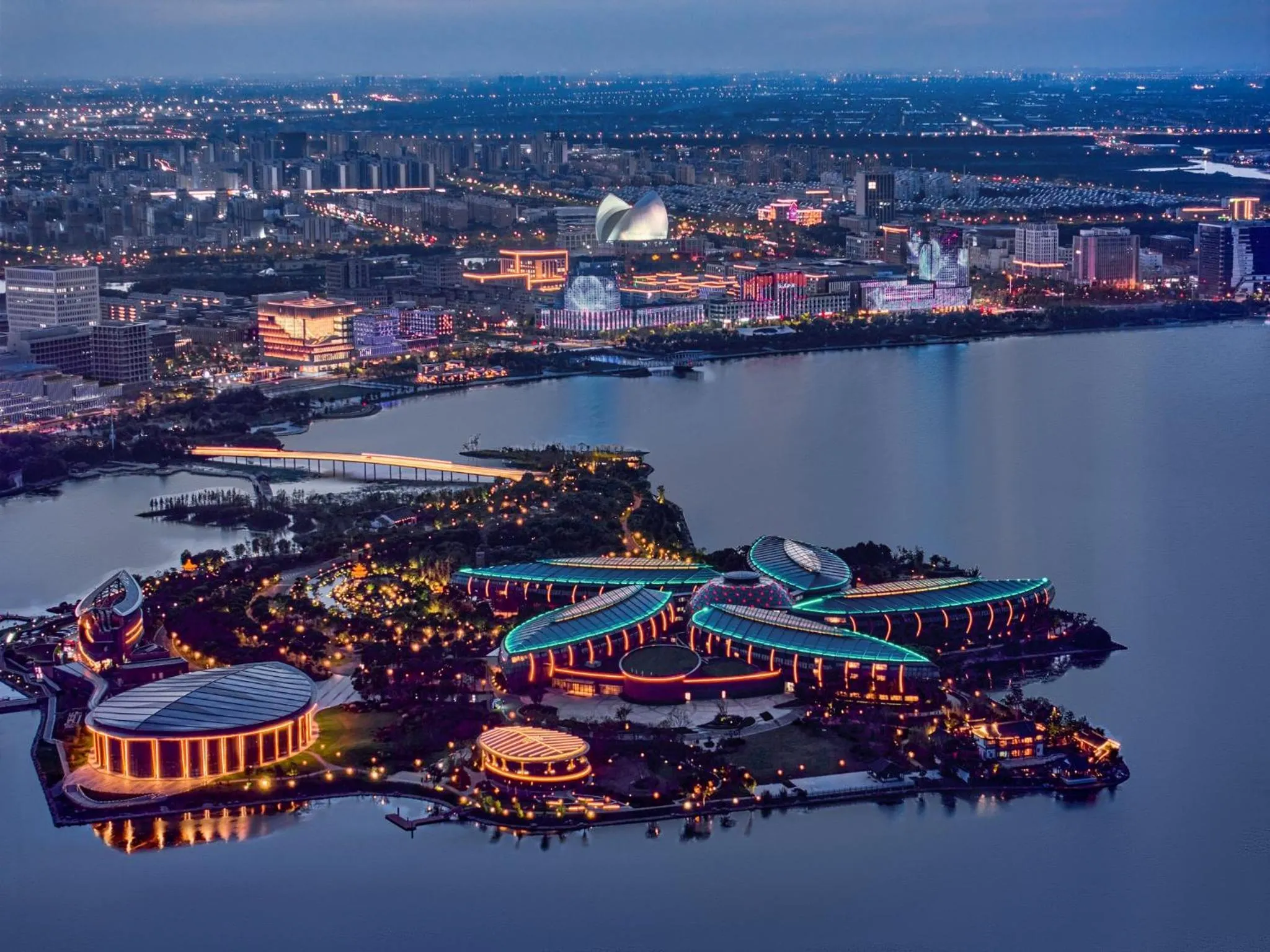 Property building in InterContinental Shanghai Harbour City by IHG