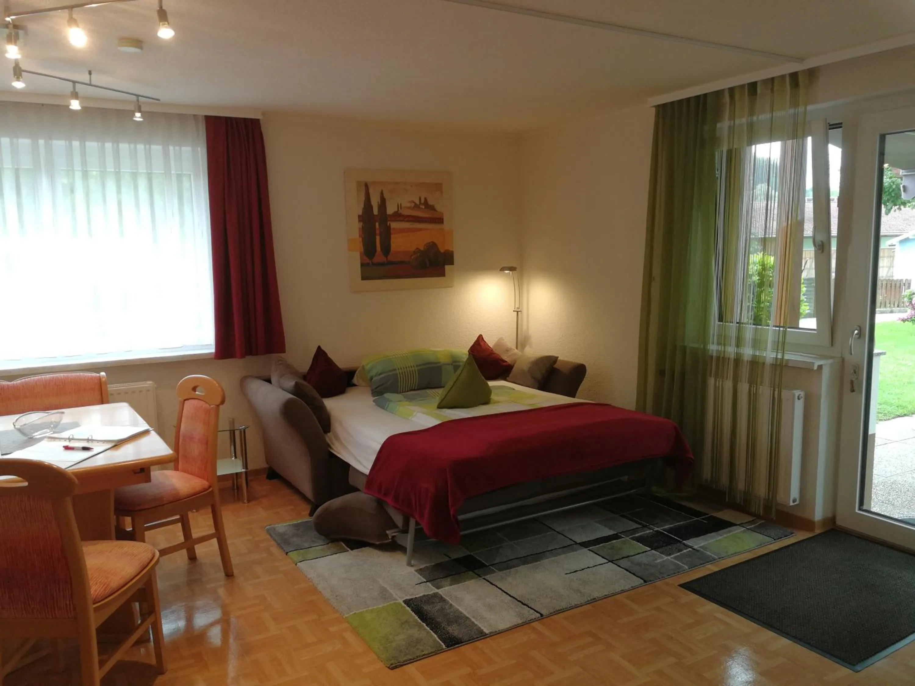 Bed in Ferienwohnungen Oranhof