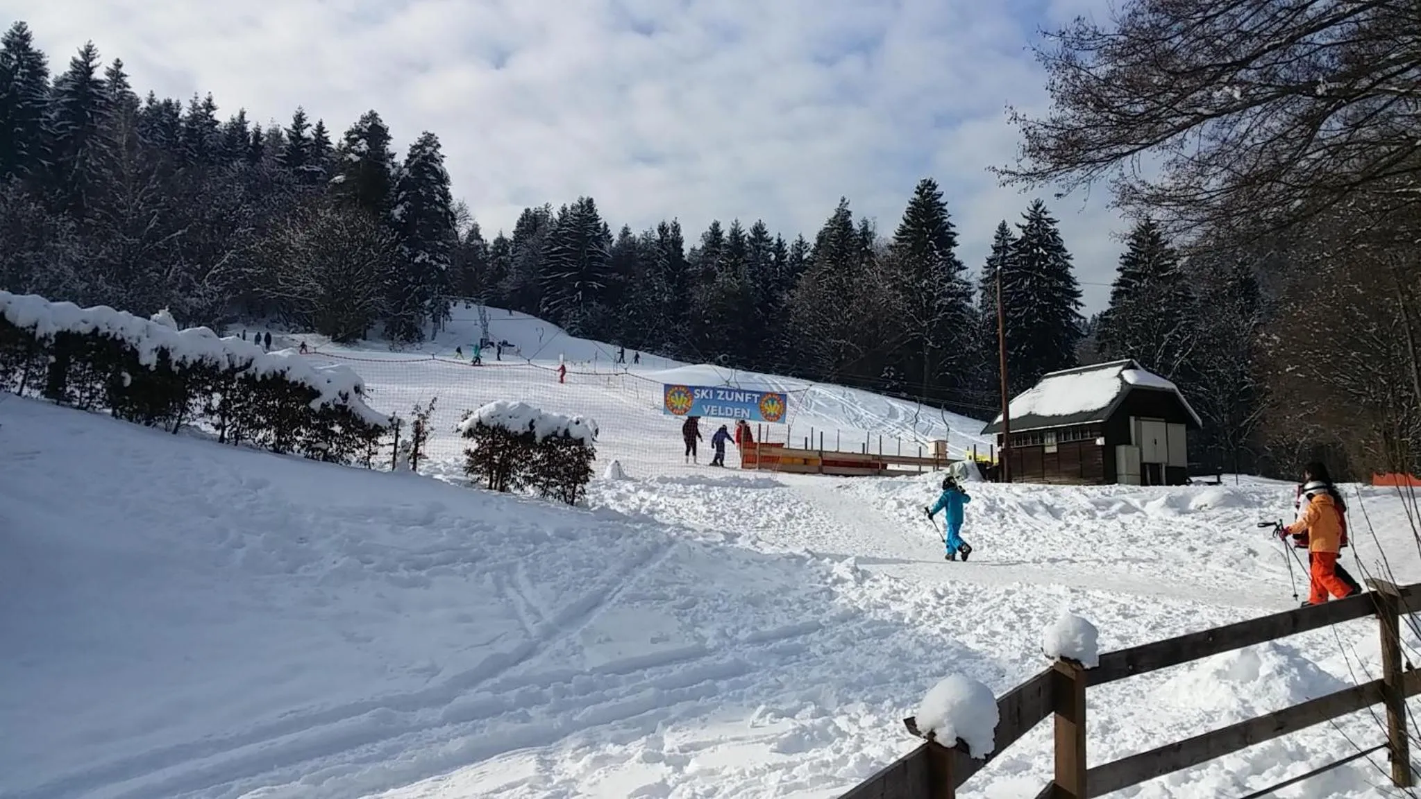 Skiing in Ferienwohnungen Oranhof
