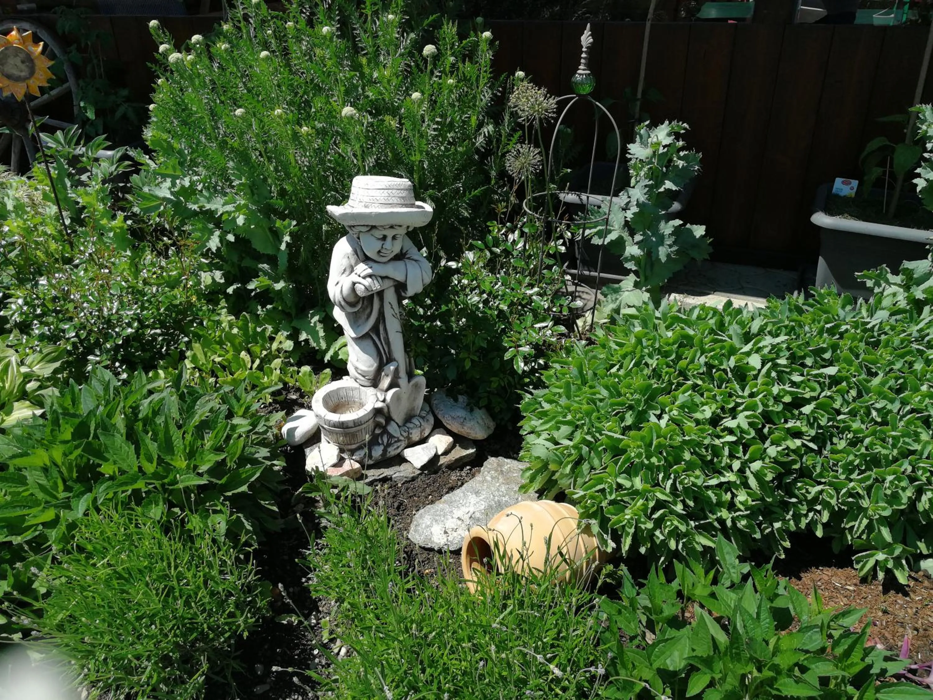 Garden in Ferienwohnungen Oranhof