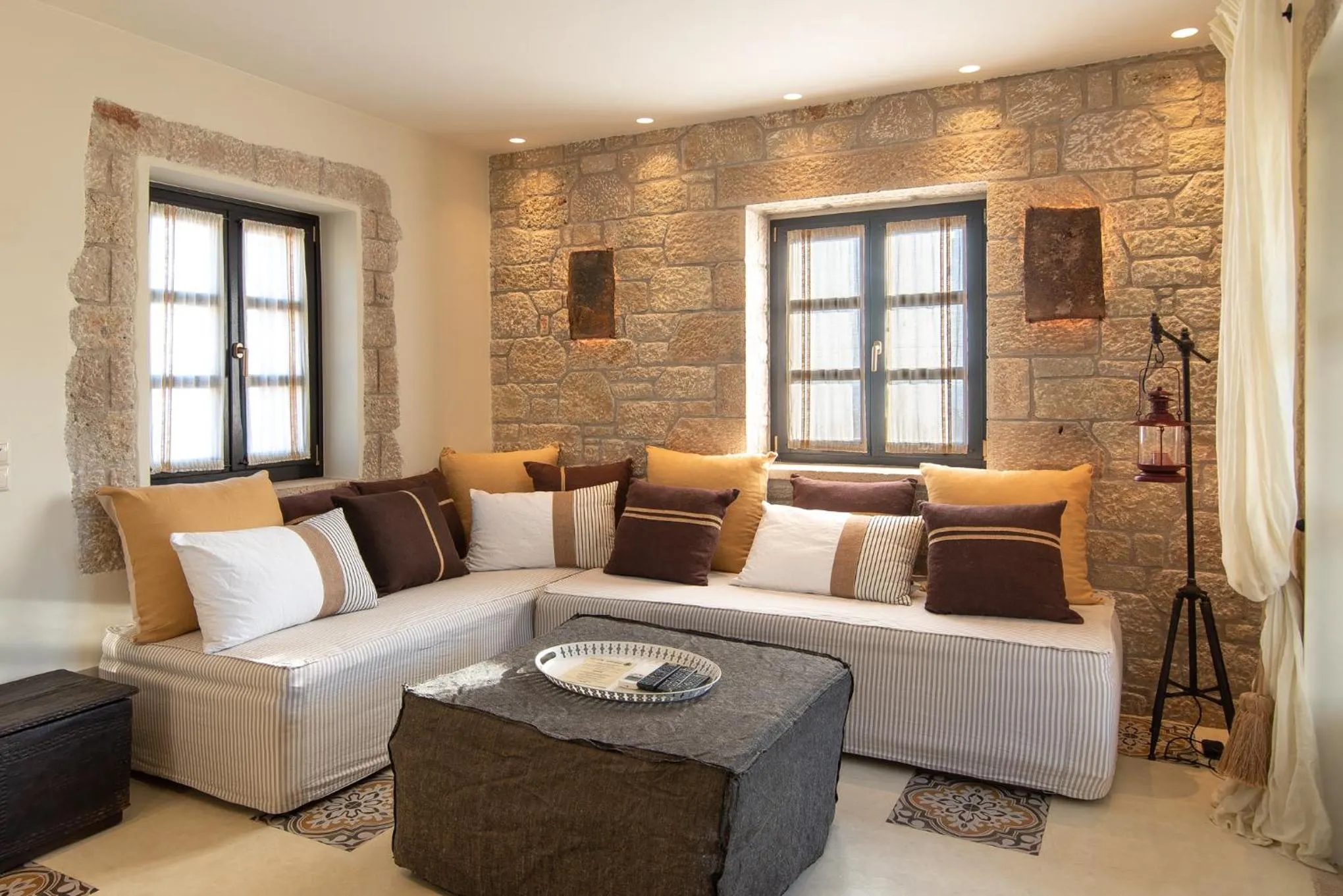 Living room in Polismata - Private Residences