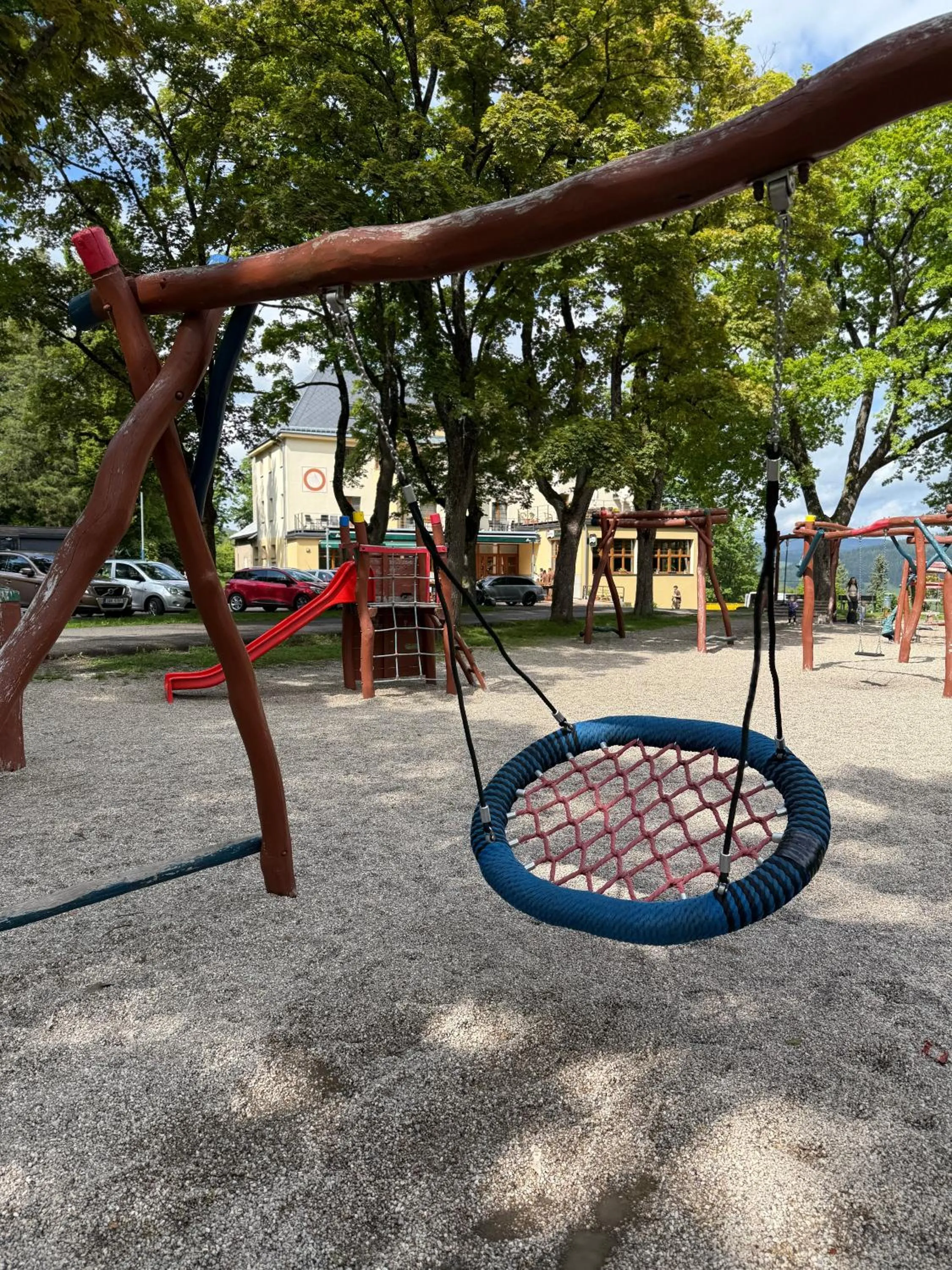 Children play ground in Parkhotel Smržovka