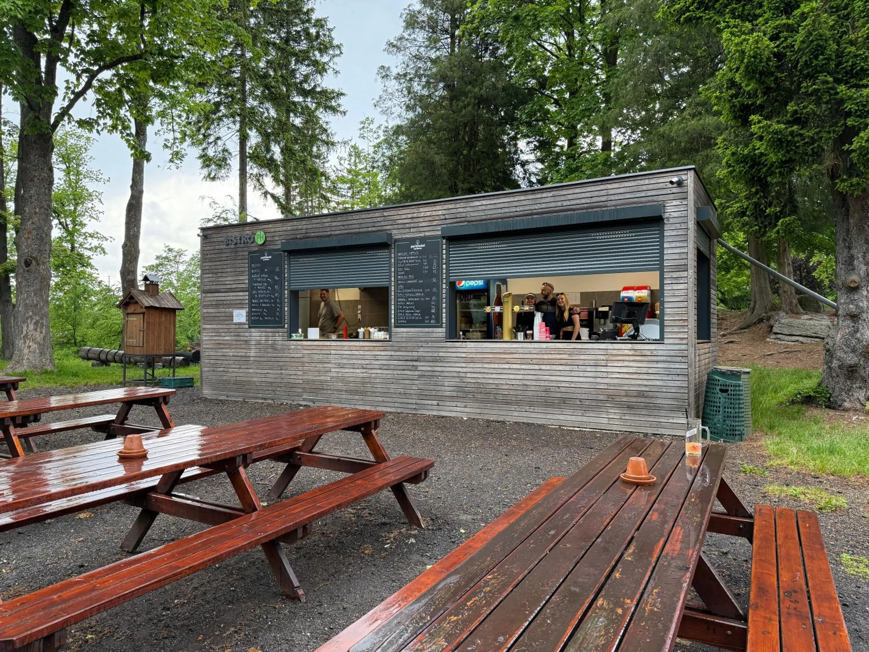 Restaurant/places to eat in Parkhotel Smržovka