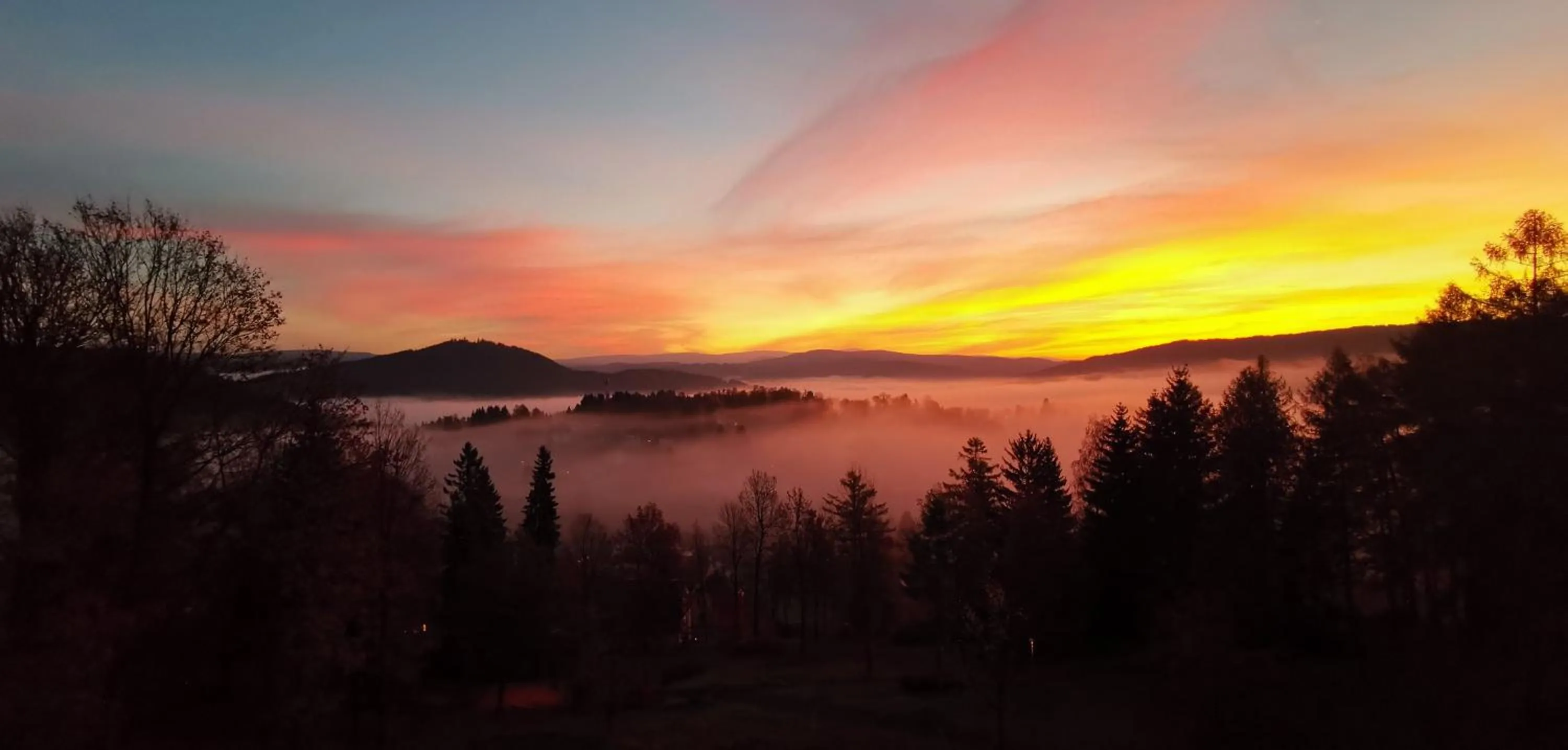 Bird's eye view in Parkhotel Smržovka