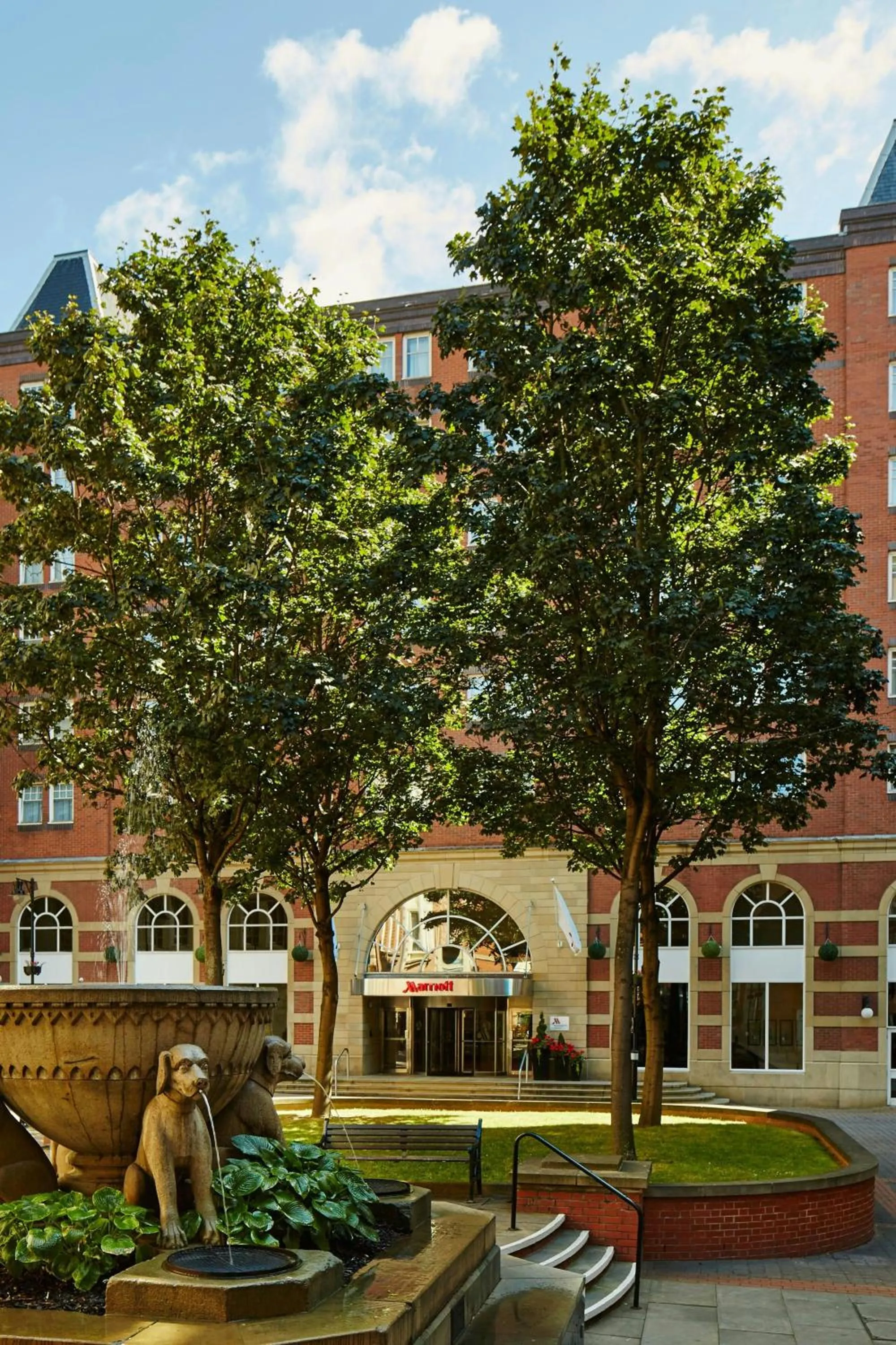 Property building in Leeds Marriott Hotel