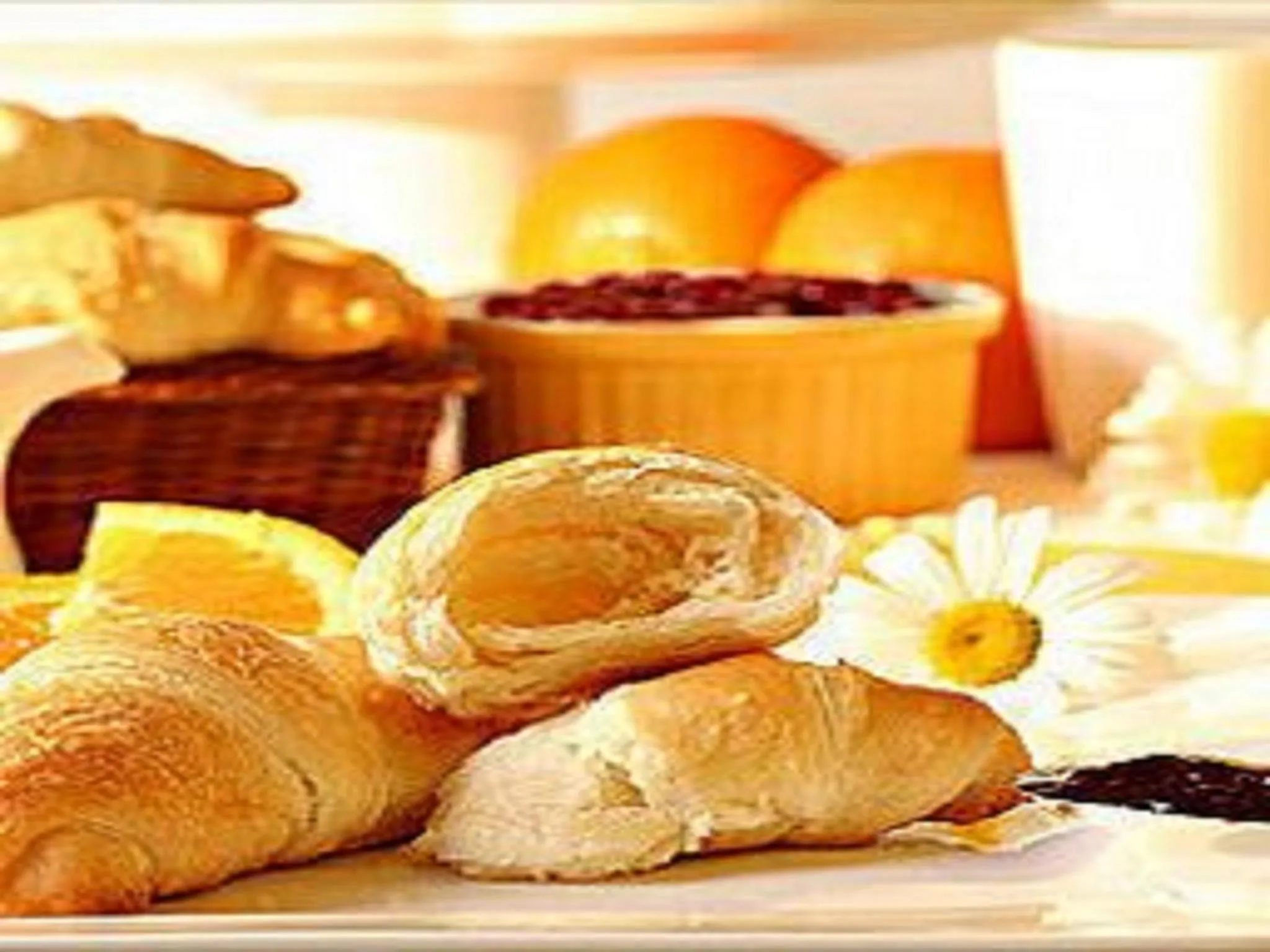 Food close-up in Hotel Villa Will