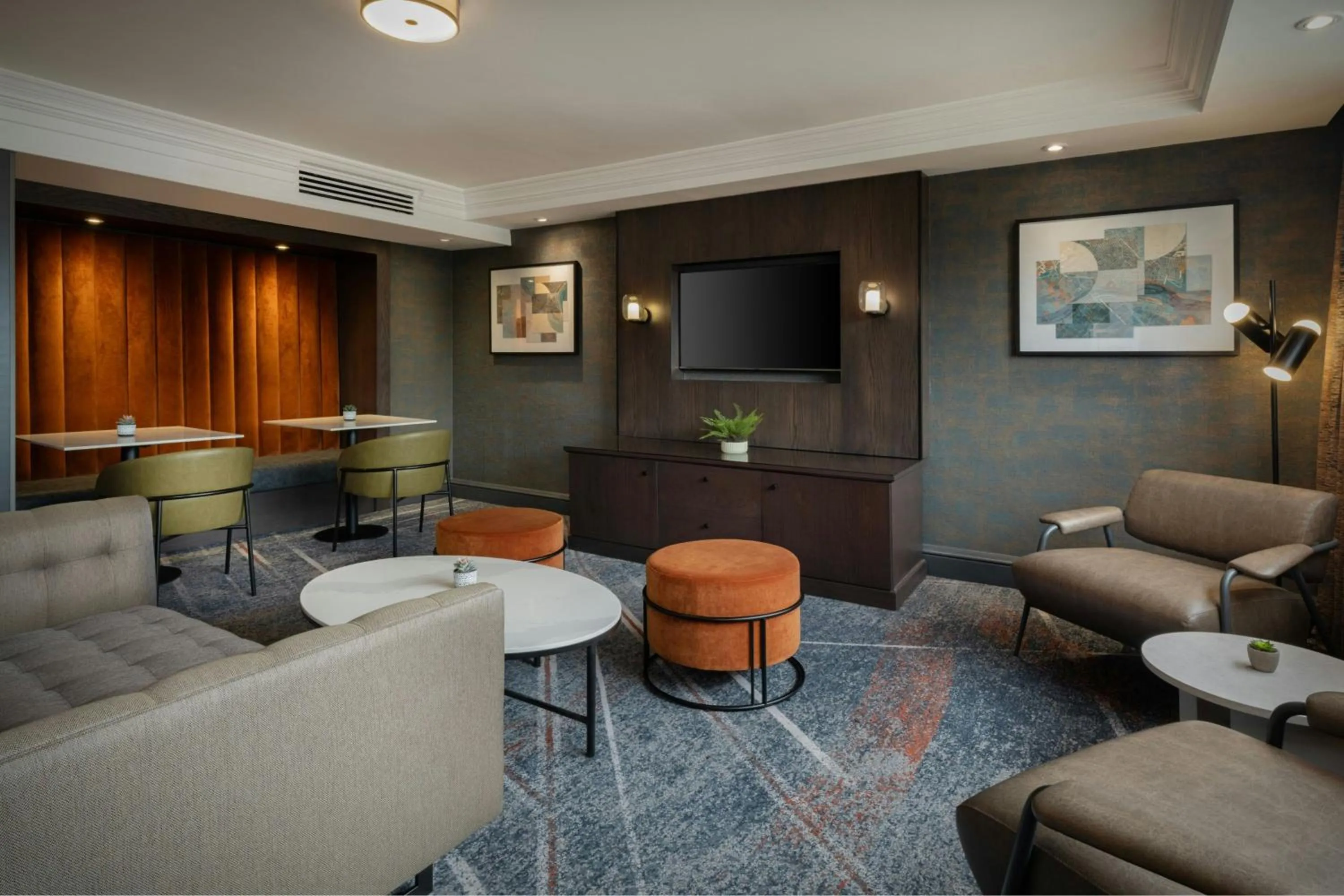 Lounge or bar in Glasgow Marriott Hotel