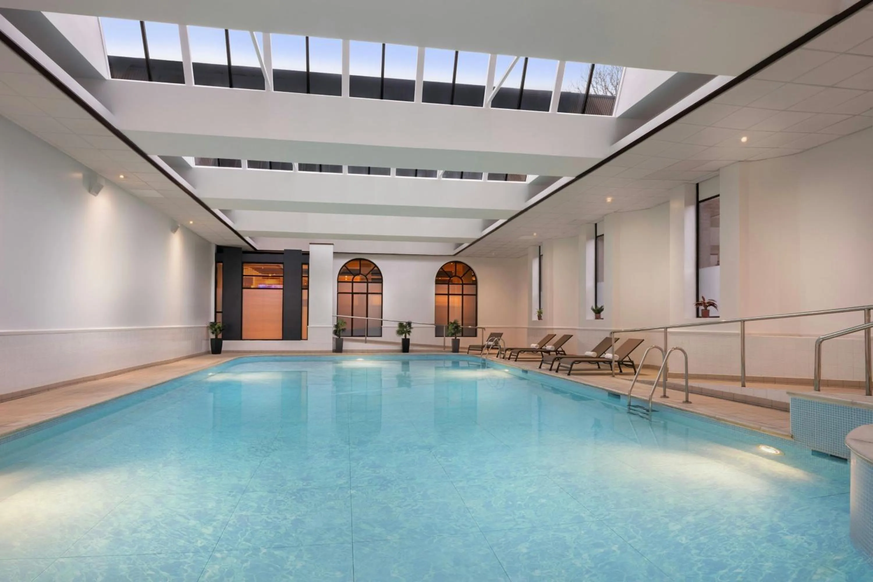 Swimming pool in Glasgow Marriott Hotel