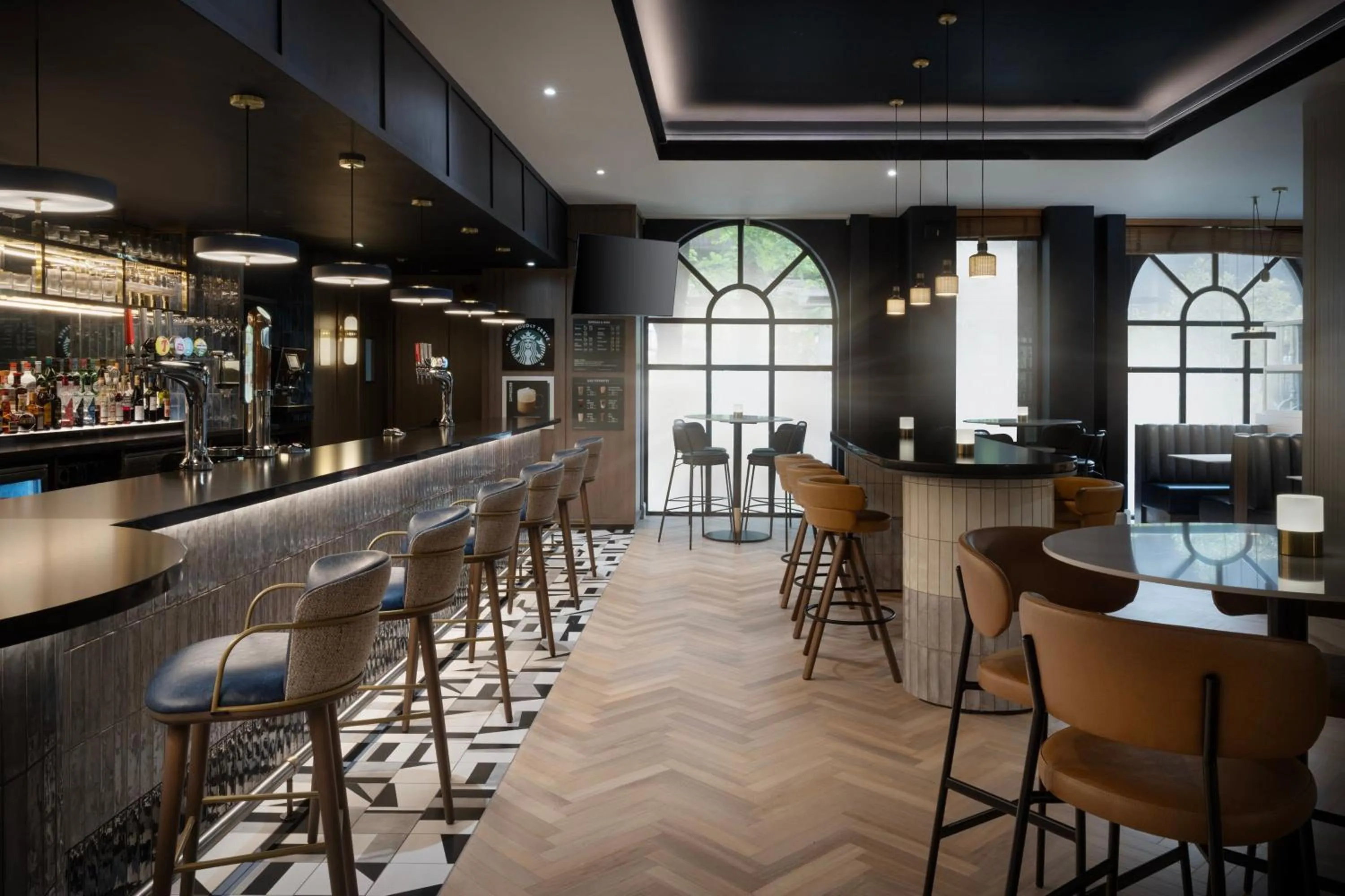 Lounge or bar in Glasgow Marriott Hotel