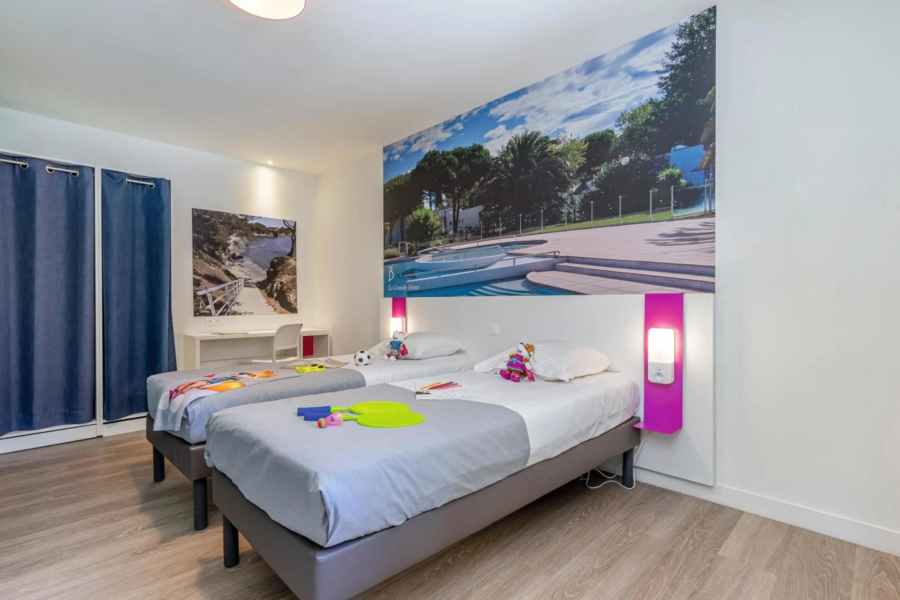 Bedroom, Bed in Belambra Clubs Presqu'île De Giens - Riviera Beach Club