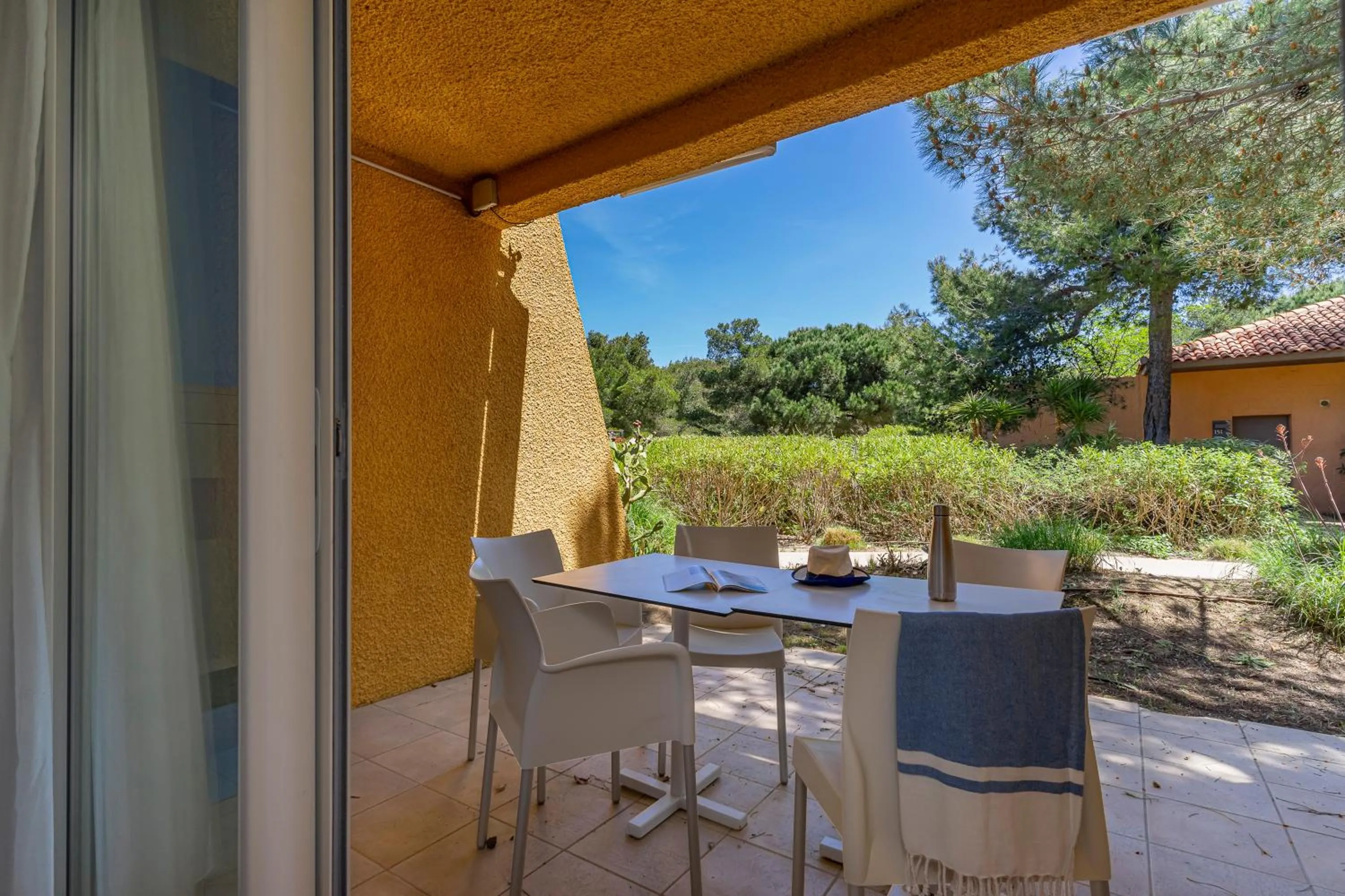 Patio in Belambra Clubs Presqu'île De Giens - Riviera Beach Club