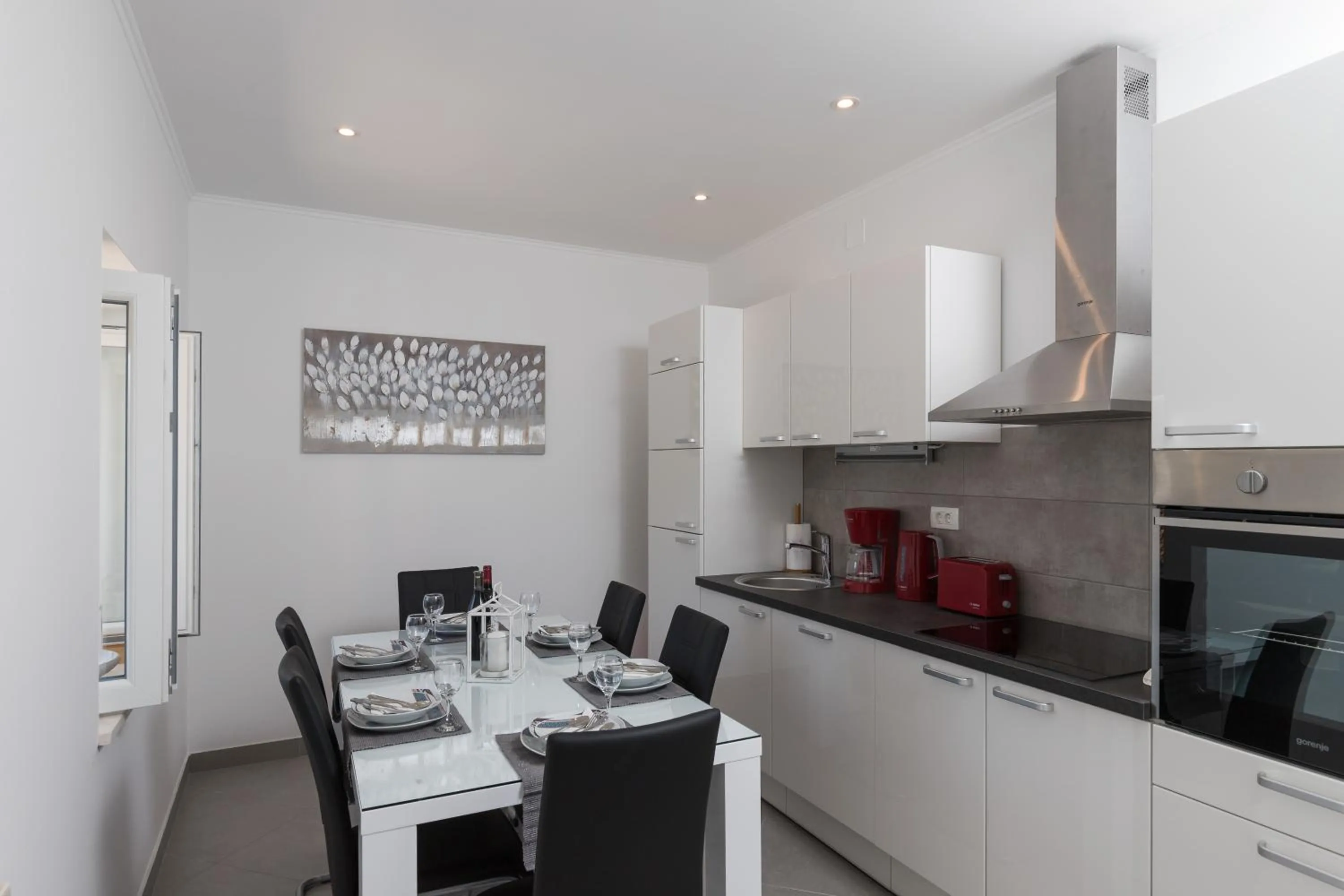 Kitchen or kitchenette in Holiday Home Monika