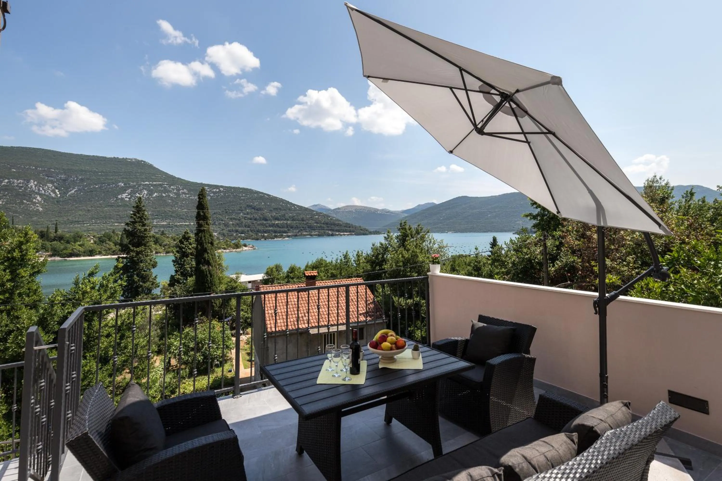 Balcony/Terrace in Holiday Home Monika