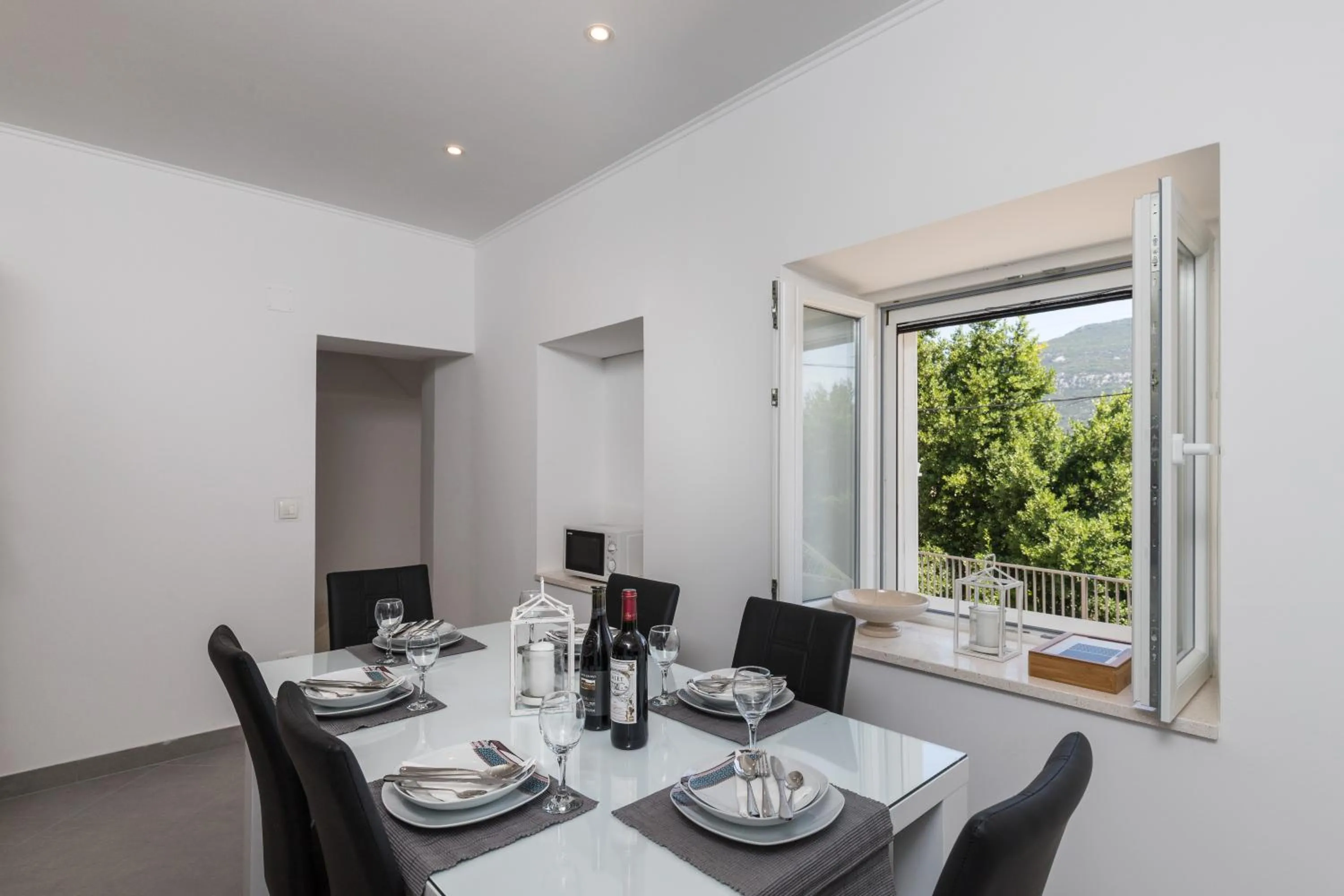 Dining area in Holiday Home Monika