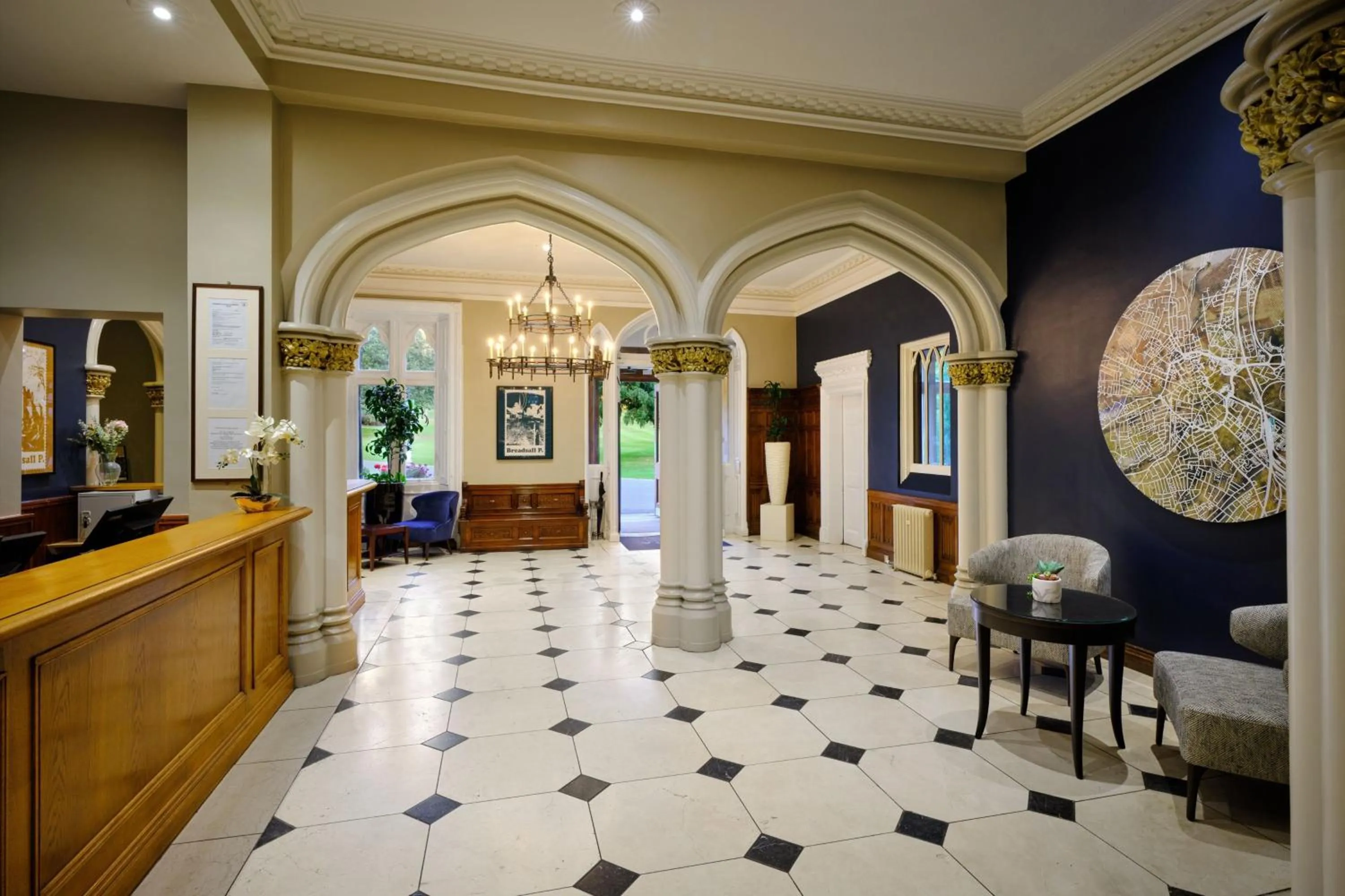 Lobby or reception in Delta Hotels by Marriott Breadsall Priory Country Club