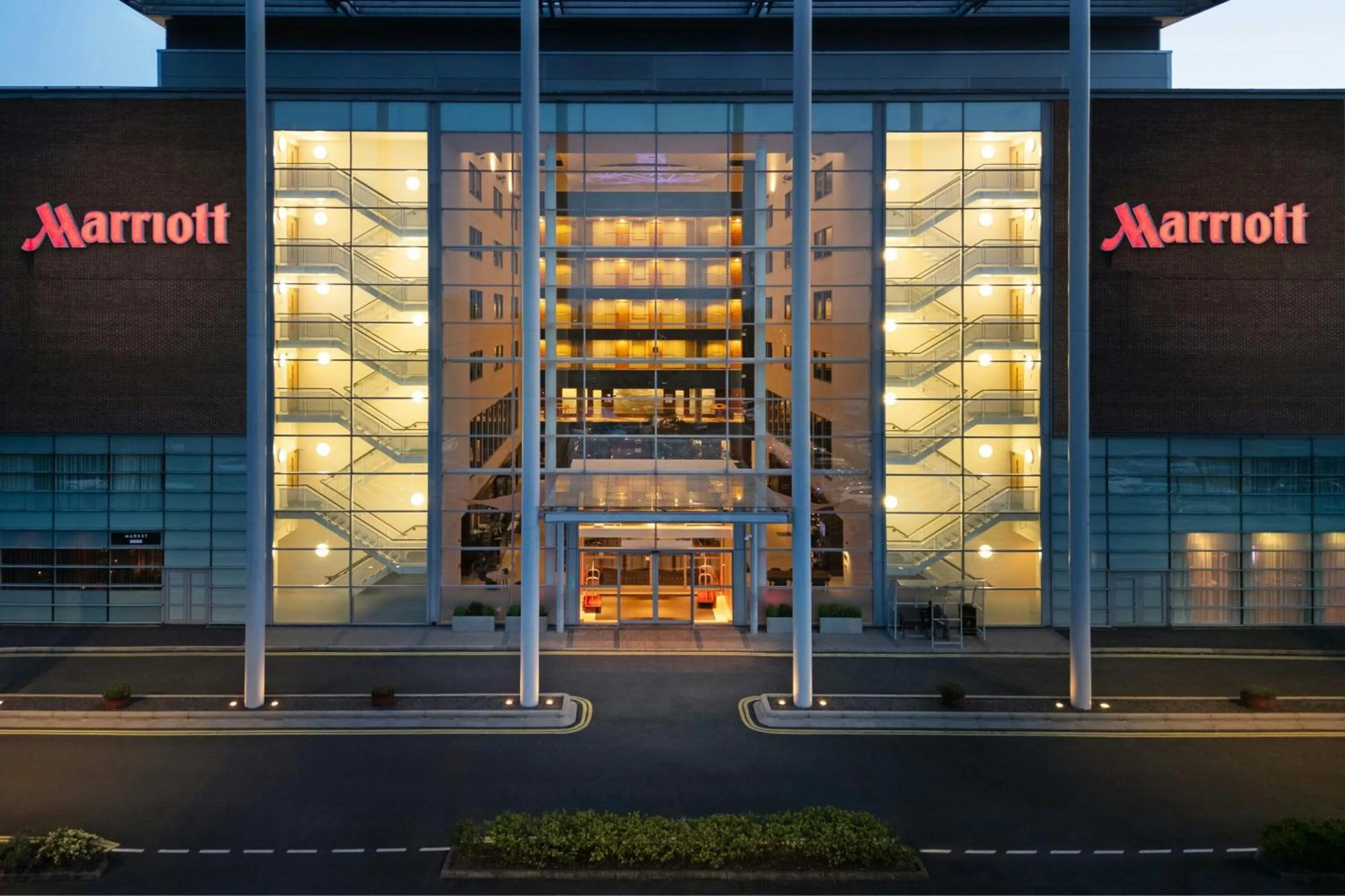 Property building in Leicester Marriott Hotel