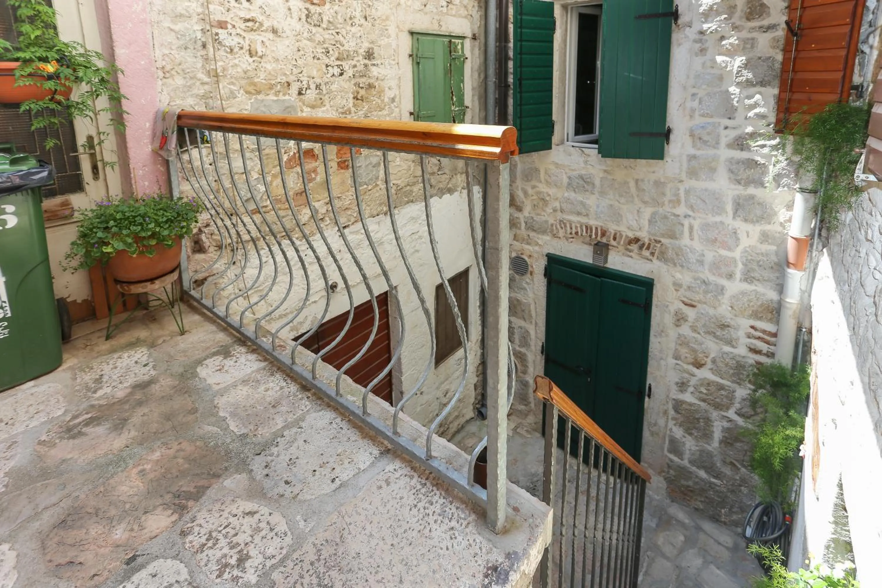 Inner courtyard view in Apartments Salvezani