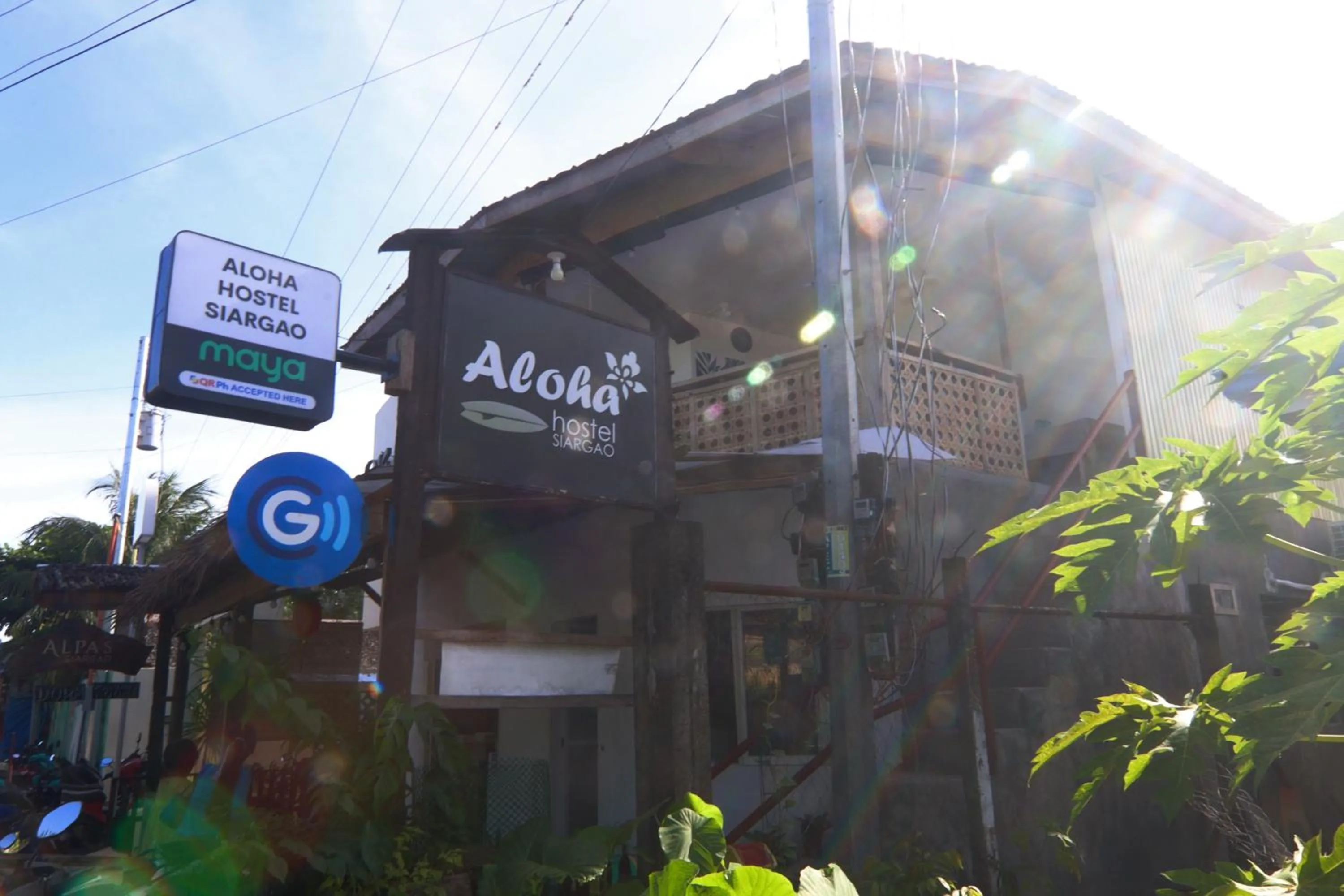 Property building in Aloha Hostel Siargao