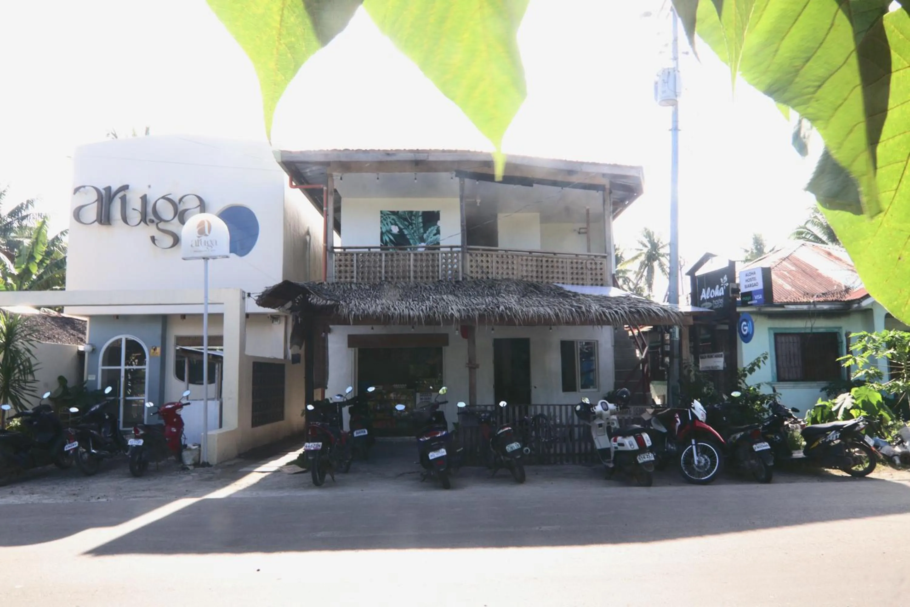 Property building in Aloha Hostel Siargao