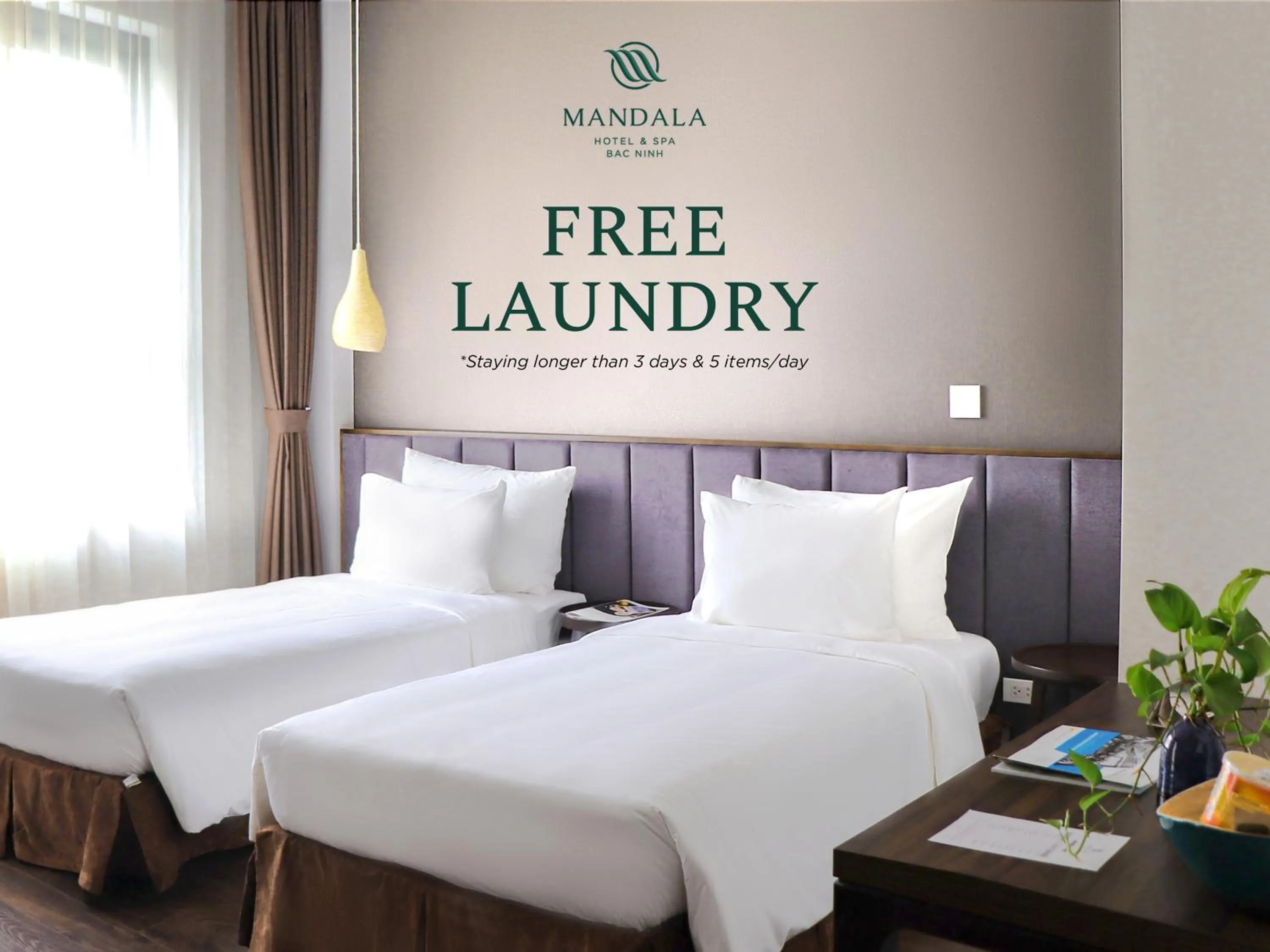 Property building, Bed in Mandala Hotel & Spa Bac Ninh