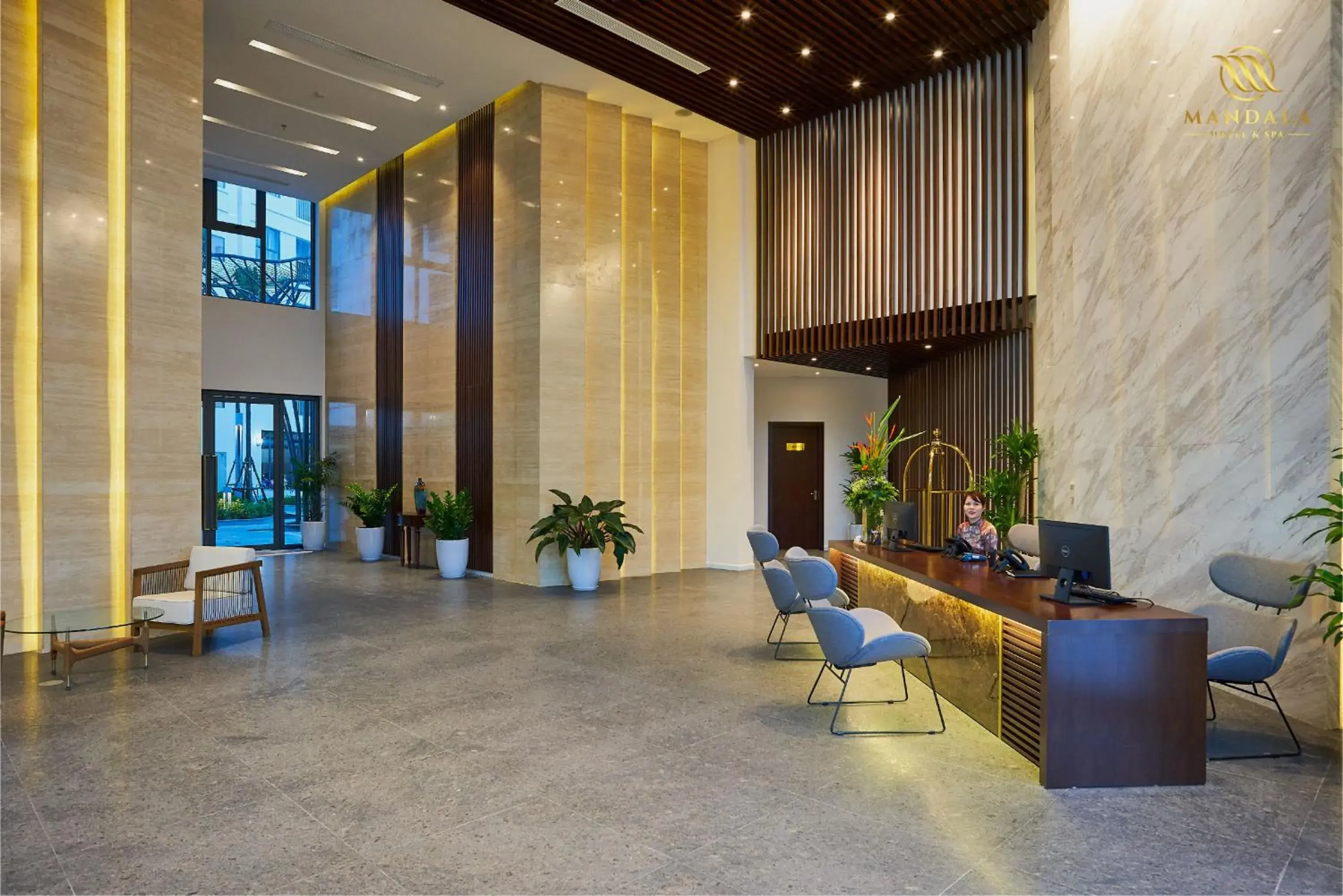 Lobby or reception in Mandala Hotel & Spa Bac Ninh Lobby or reception in Mandala Hotel & Spa Bac Ninh