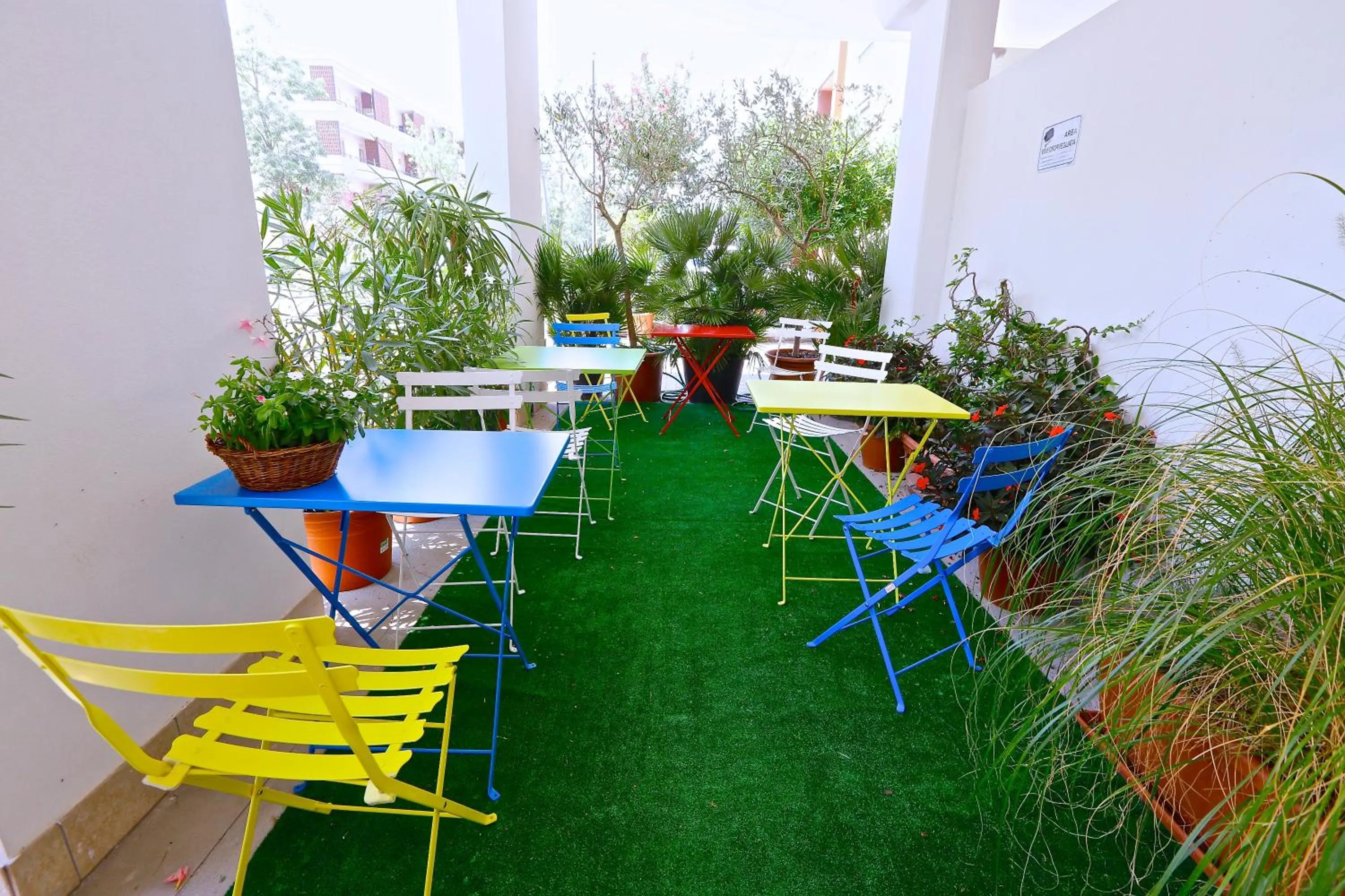 Patio in Hotel Eldorado, Depandance & Apartments