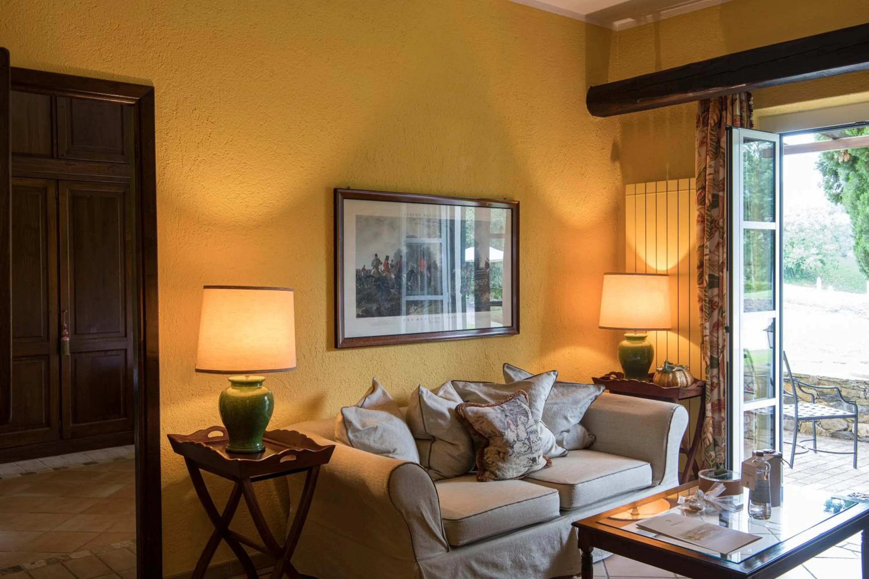 Living room in La Meridiana ReIais & Chateaux