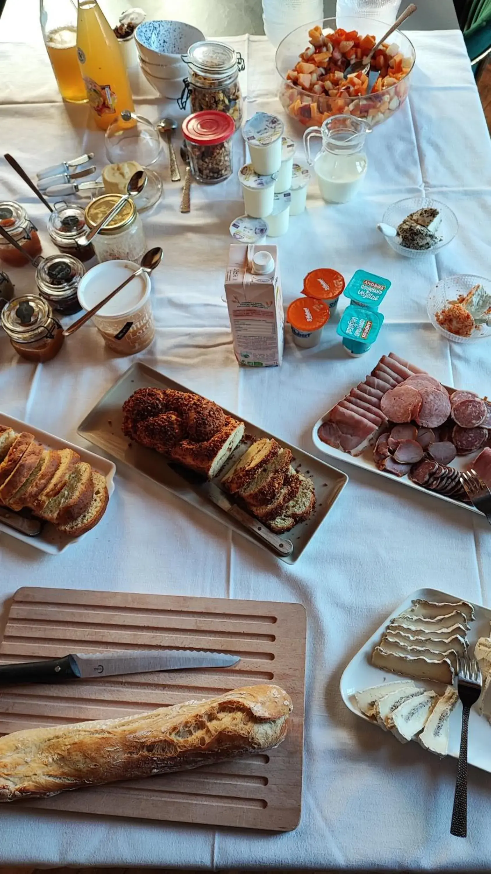 Breakfast in La Maison Forte Breakfast in La Maison Forte