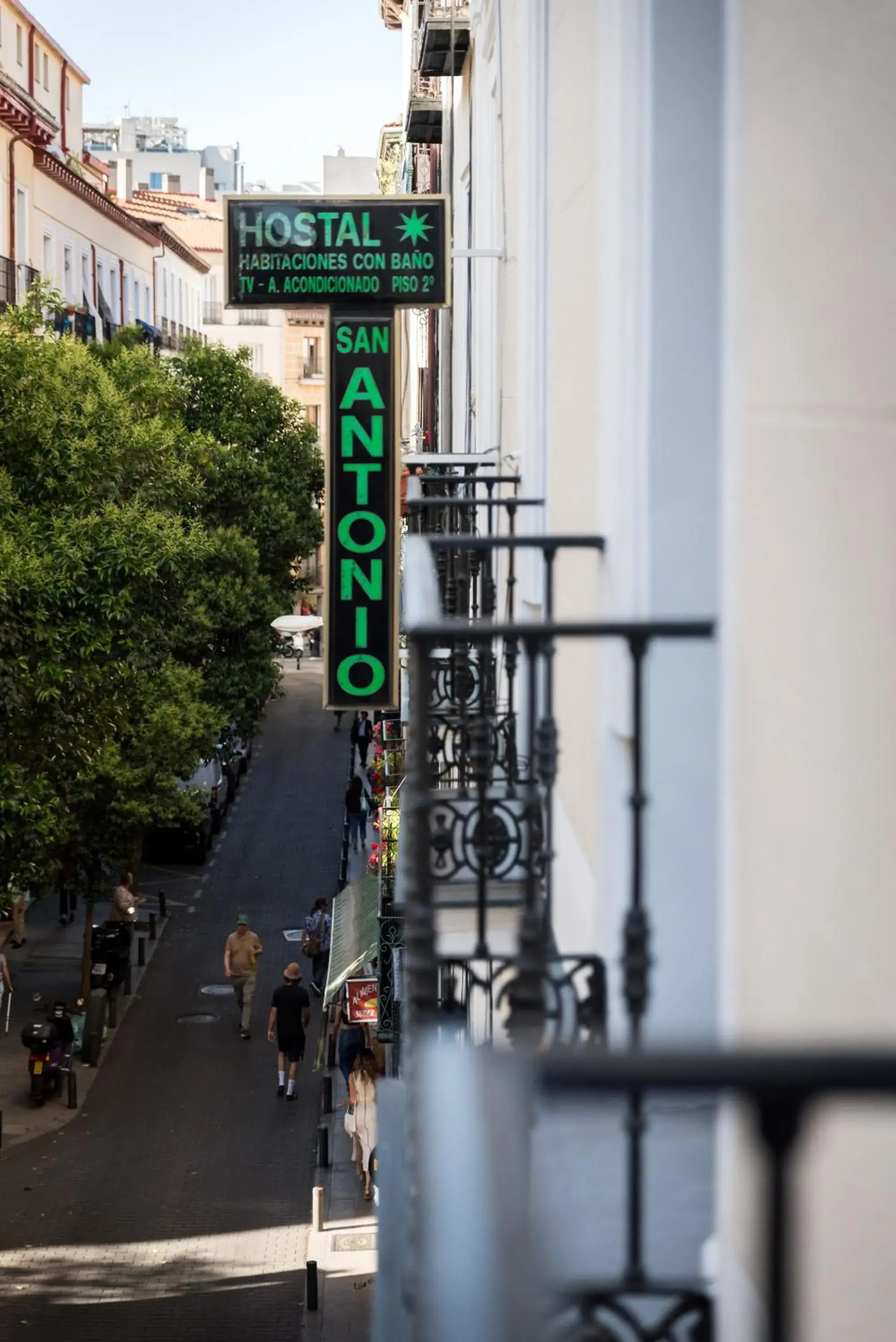 Balcony/Terrace in Hostal San Antonio Balcony/Terrace in Hostal San Antonio