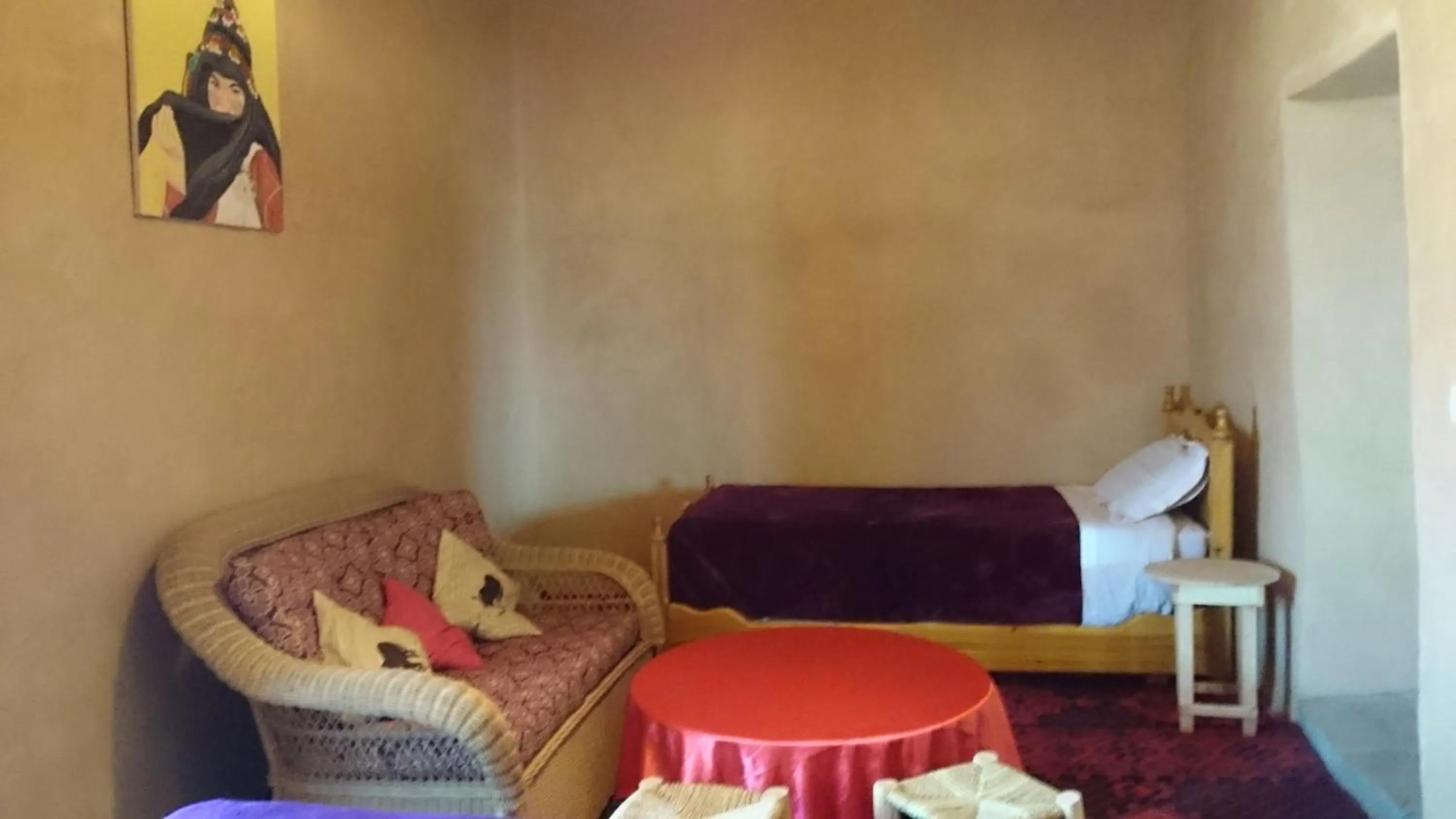 Bedroom, Bed in Kasbah Auberge Bassou