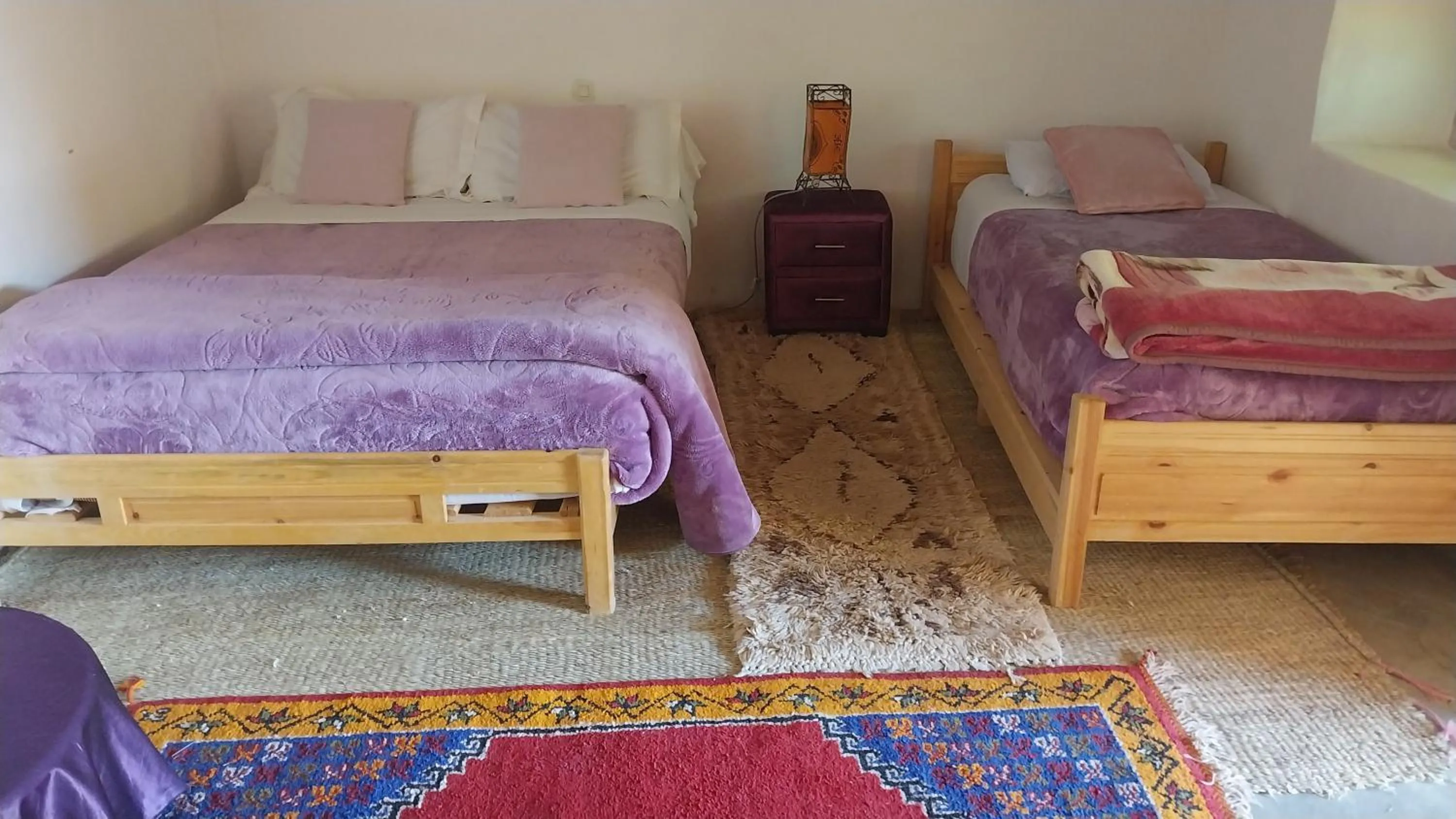 Bed in Kasbah Auberge Bassou