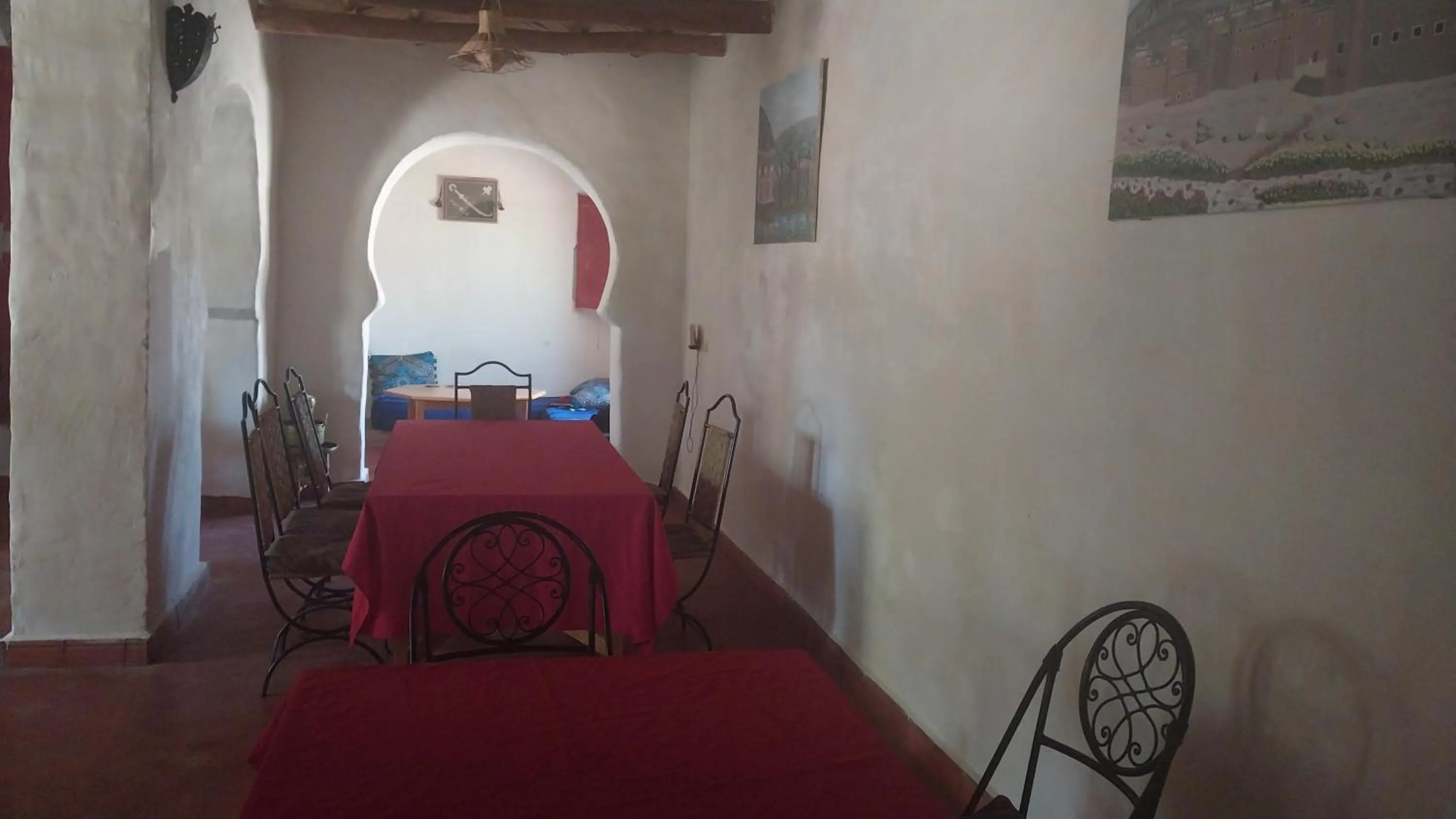 Bed in Kasbah Auberge Bassou