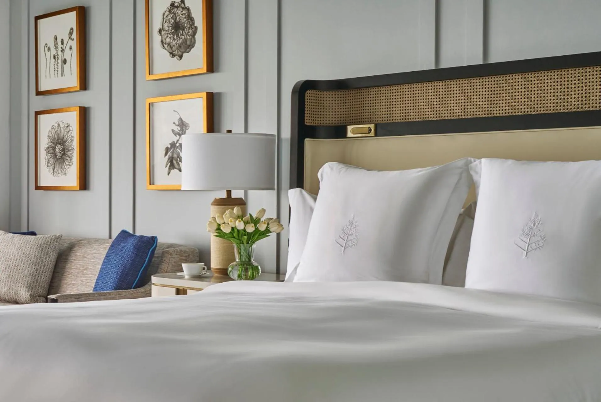 Bed in The Ocean Club, A Four Seasons Resort, Bahamas