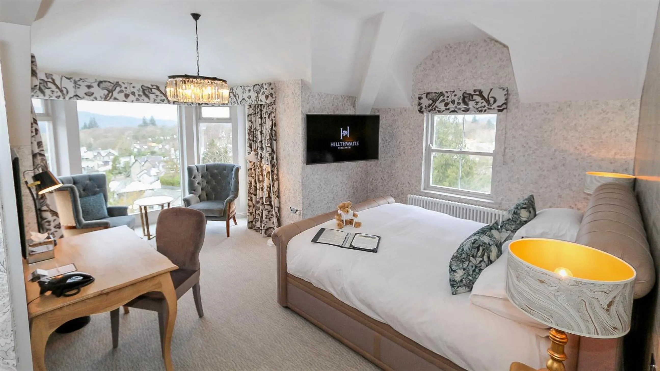Bedroom, Bed in Windermere Hillthwaite Hotel