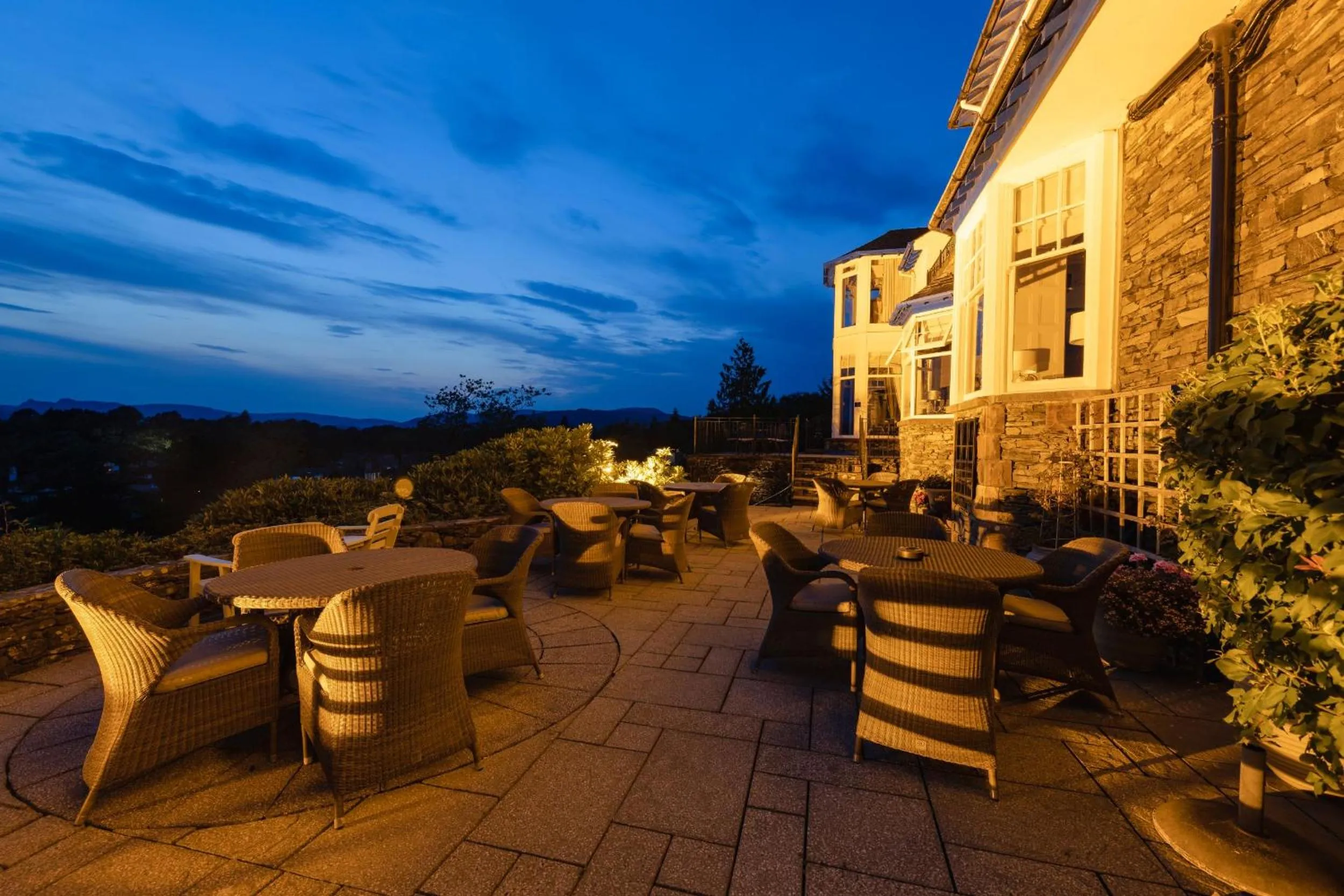 Bird's eye view in Windermere Hillthwaite Hotel