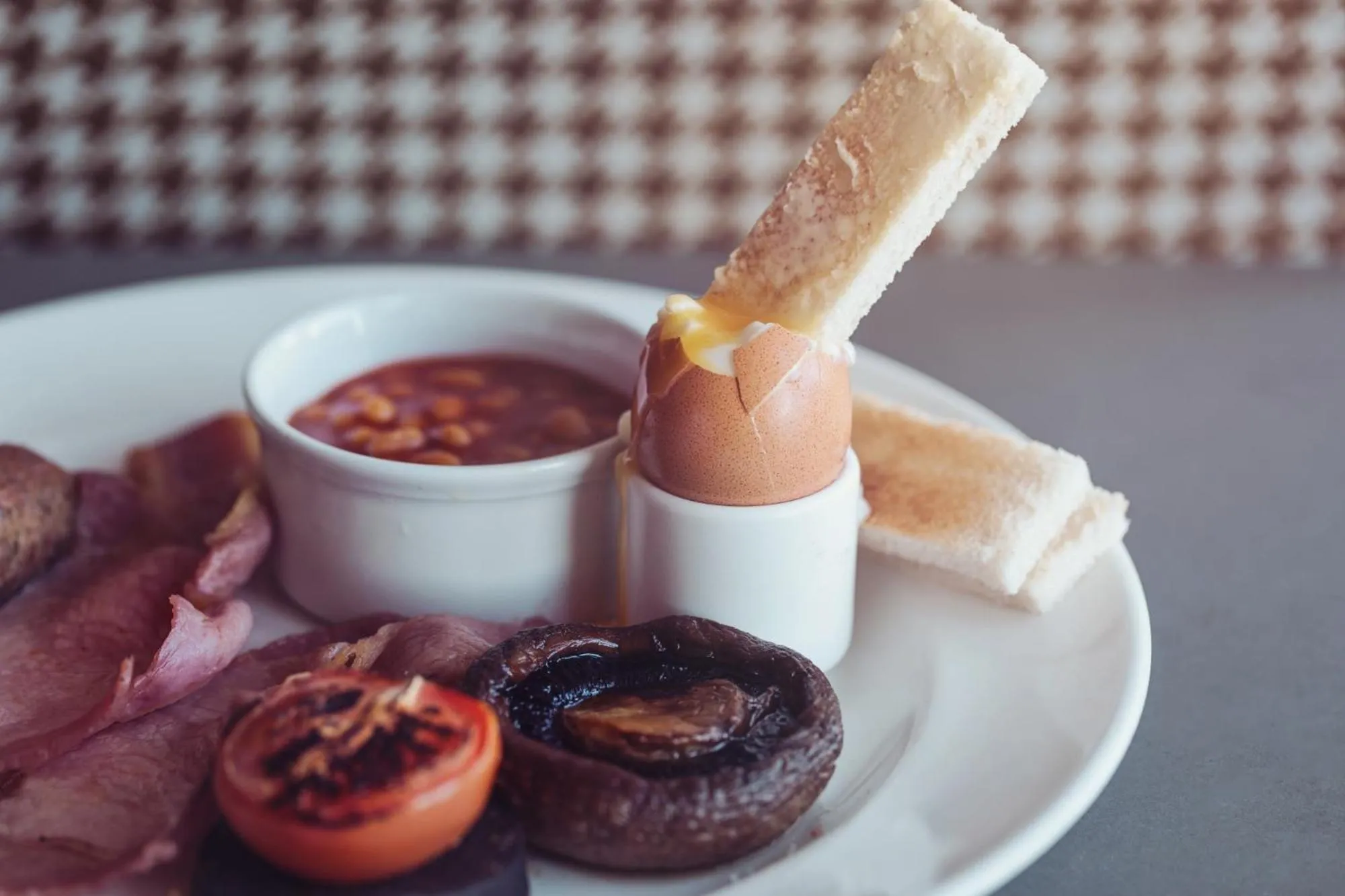 Food close-up in Windermere Hillthwaite Hotel