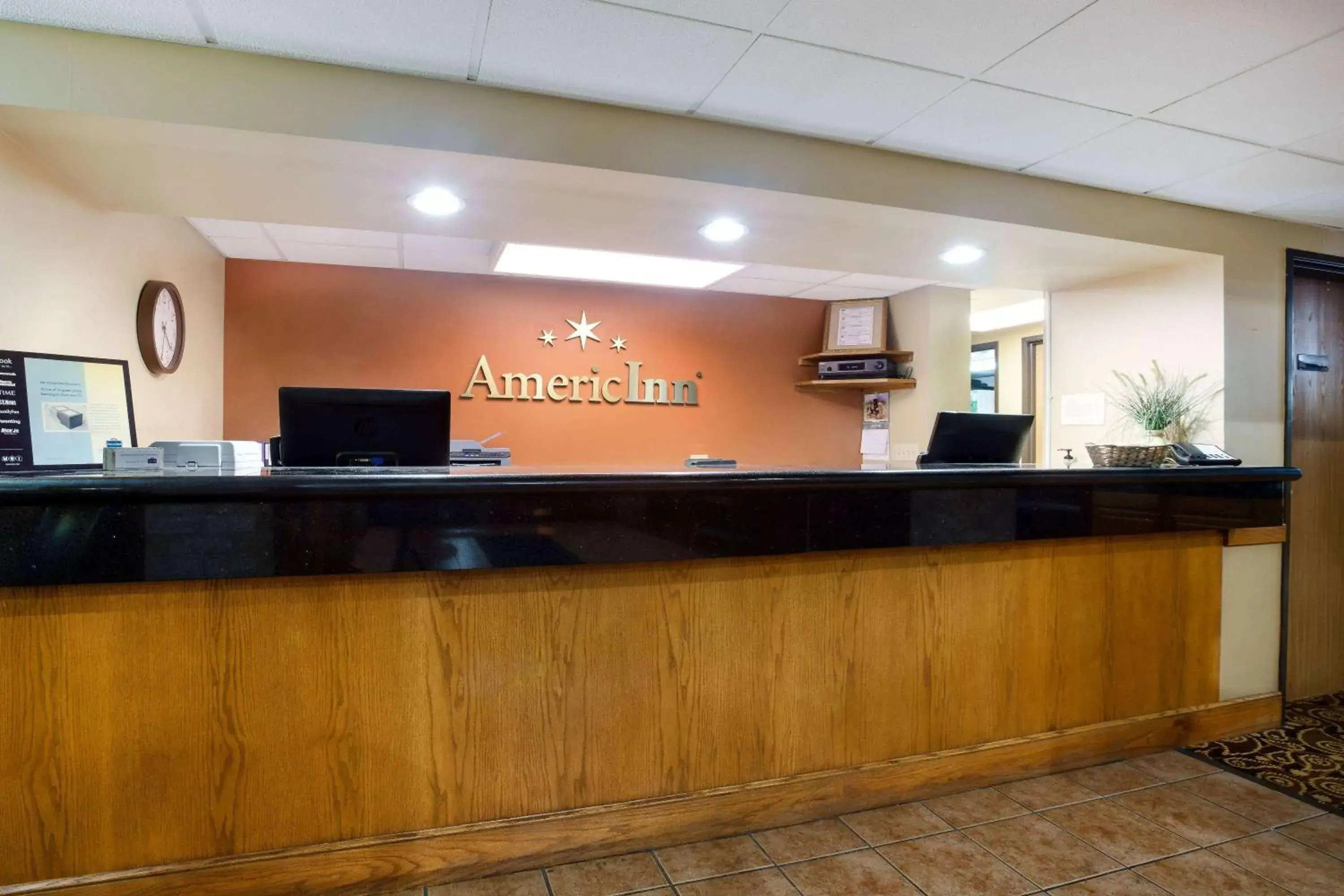 Lobby or reception in AmericInn by Wyndham Tomah Lobby or reception in AmericInn by Wyndham Tomah