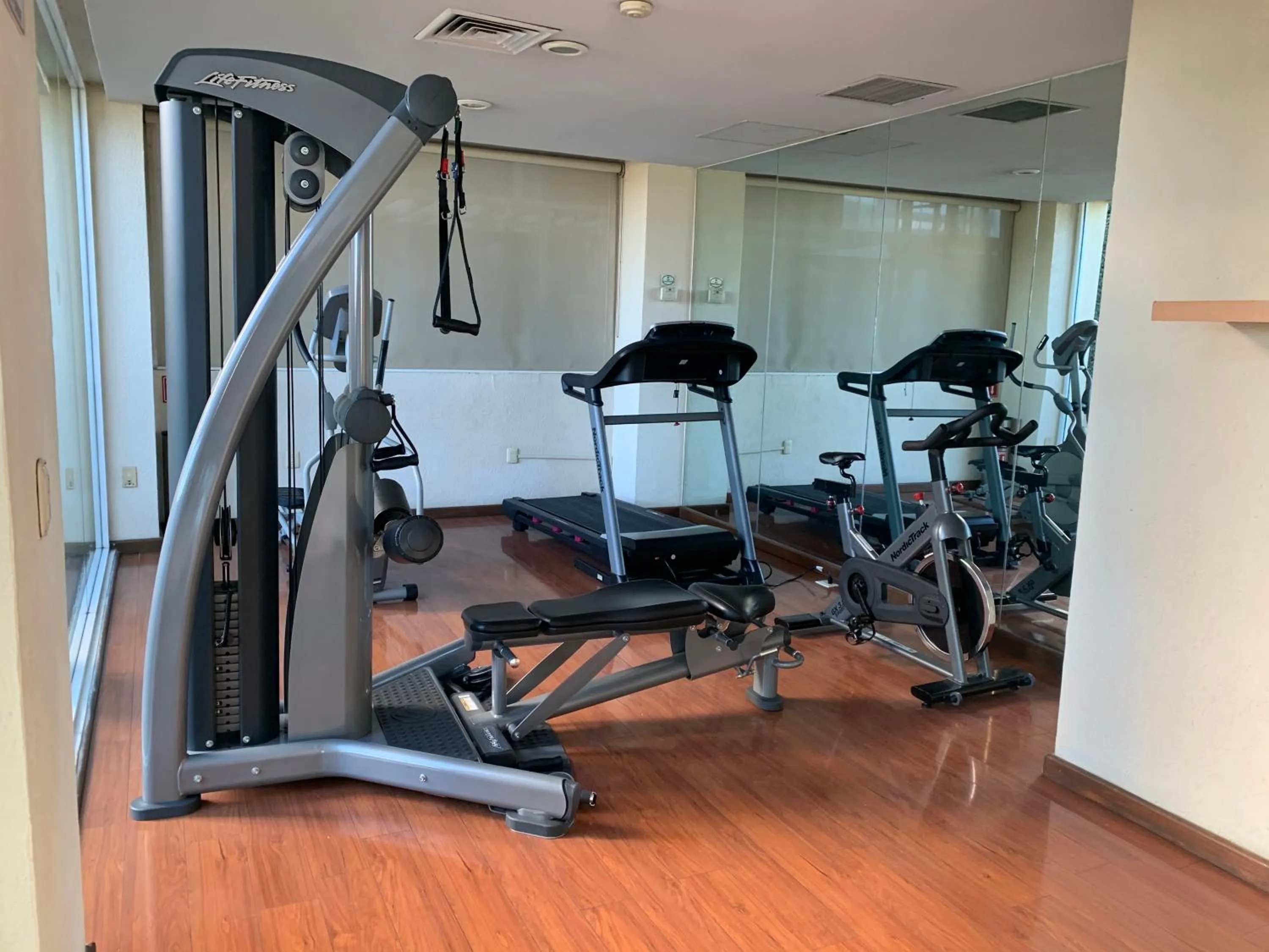 Fitness centre/facilities in Hotel Villa Florida Puebla