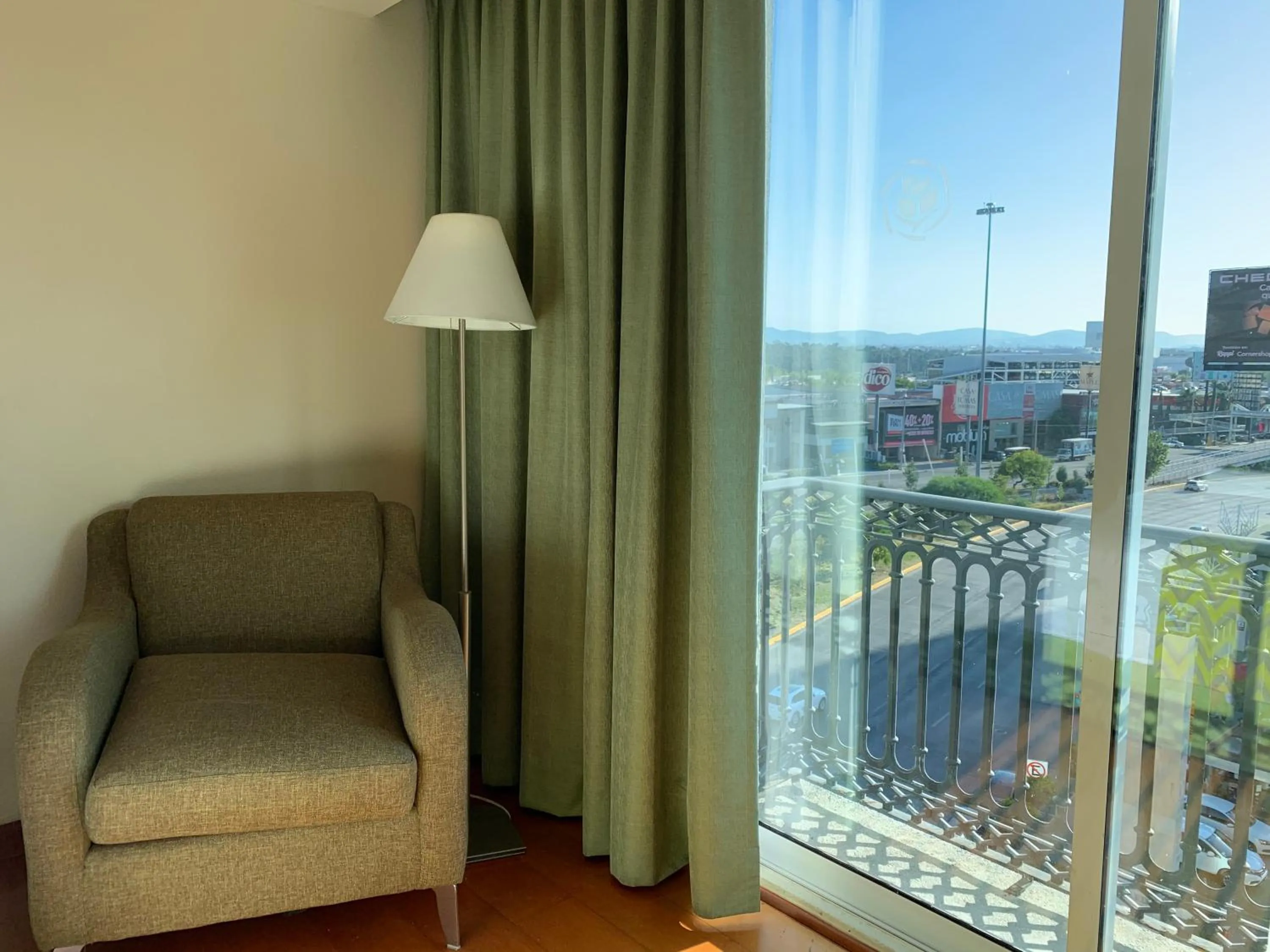 Seating area in Hotel Villa Florida Puebla