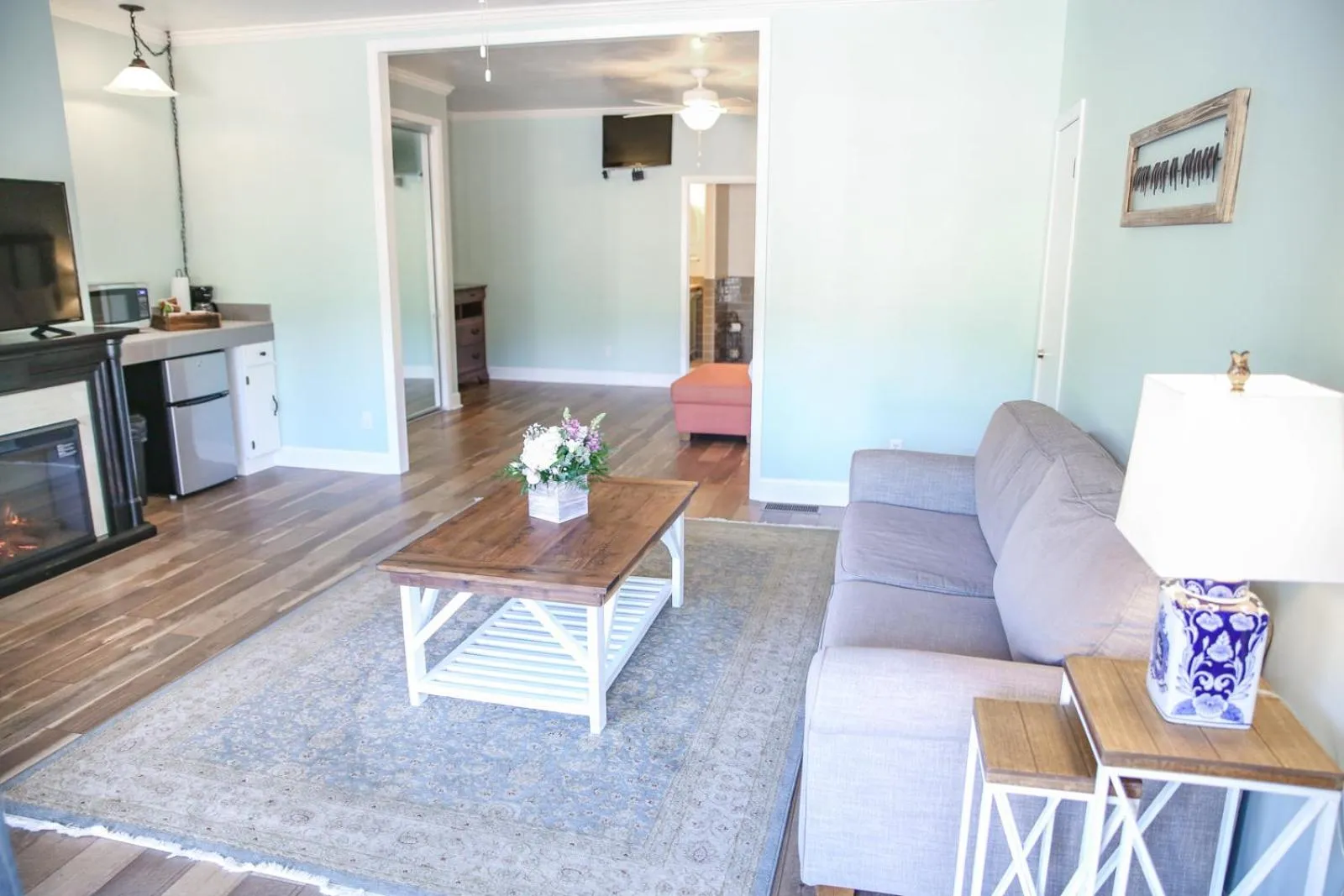 Living room in The Rigdon House