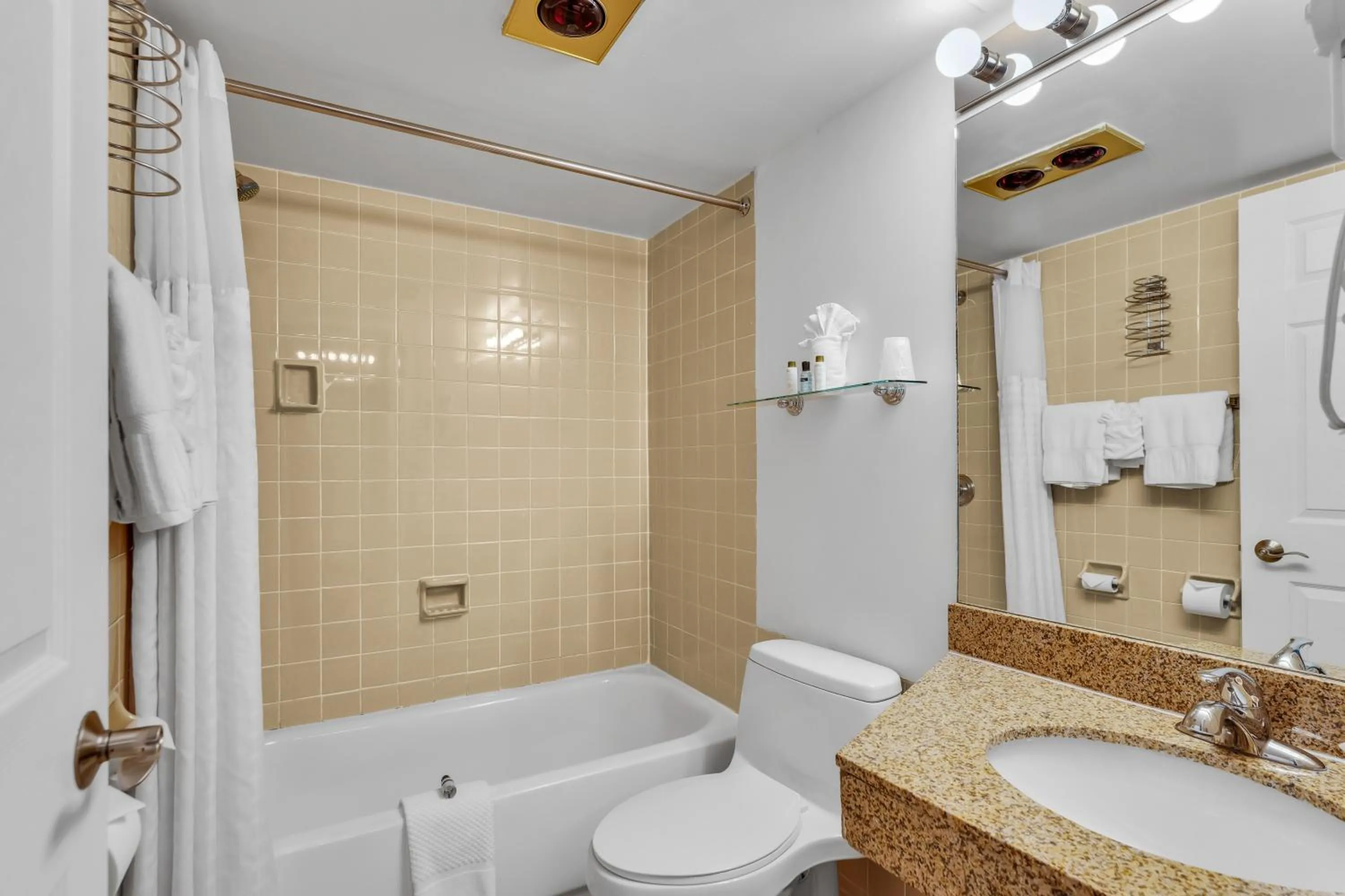 Bathroom in Eastlake Suites Hotel & Conference Center By OYO Urbana