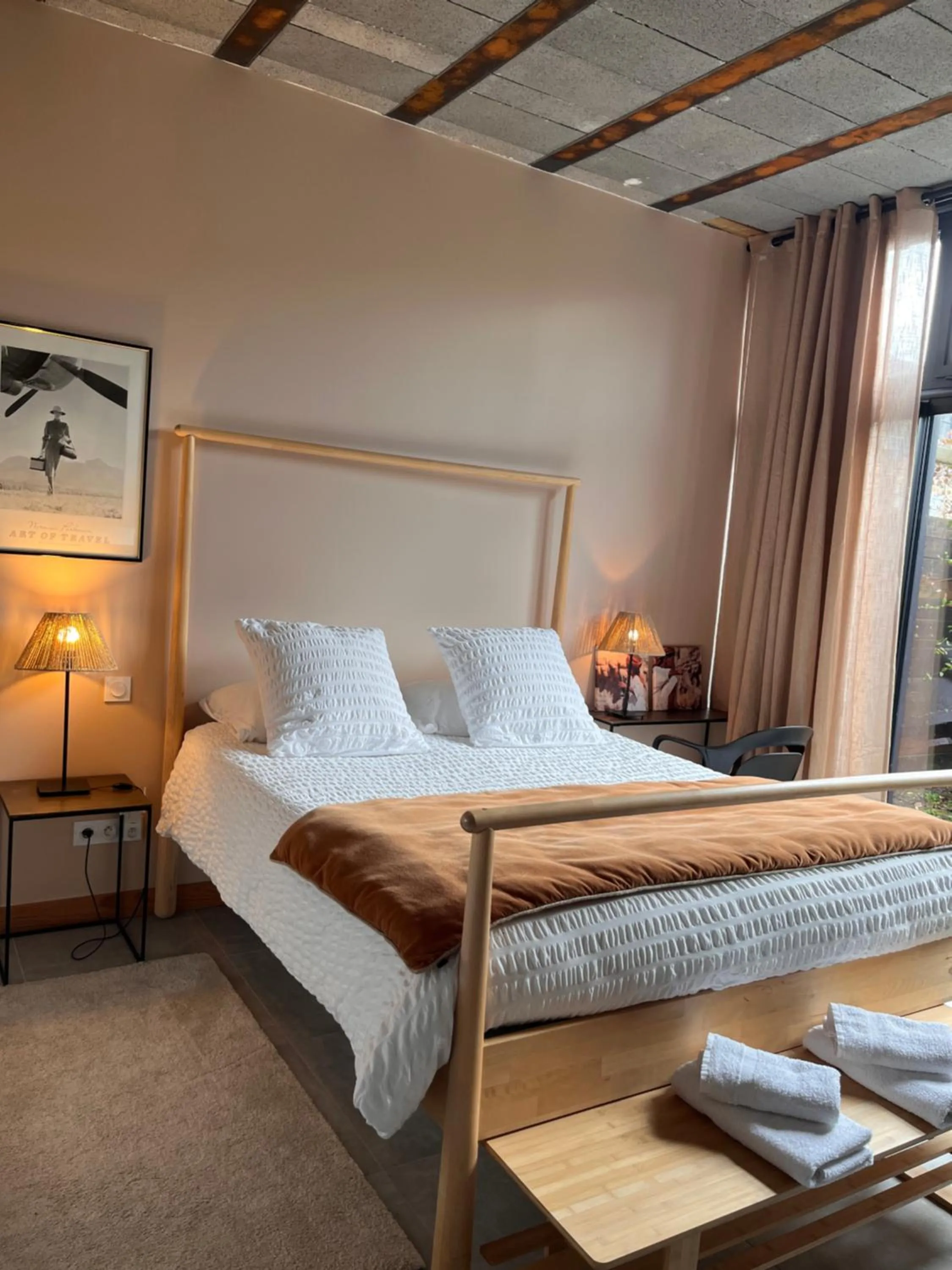 View (from property/room), Bed in La Sellerie