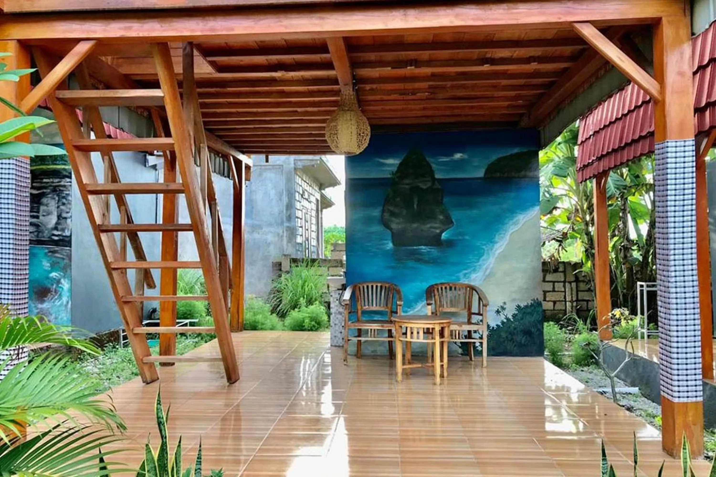 Patio in Kubu Sental Cottage