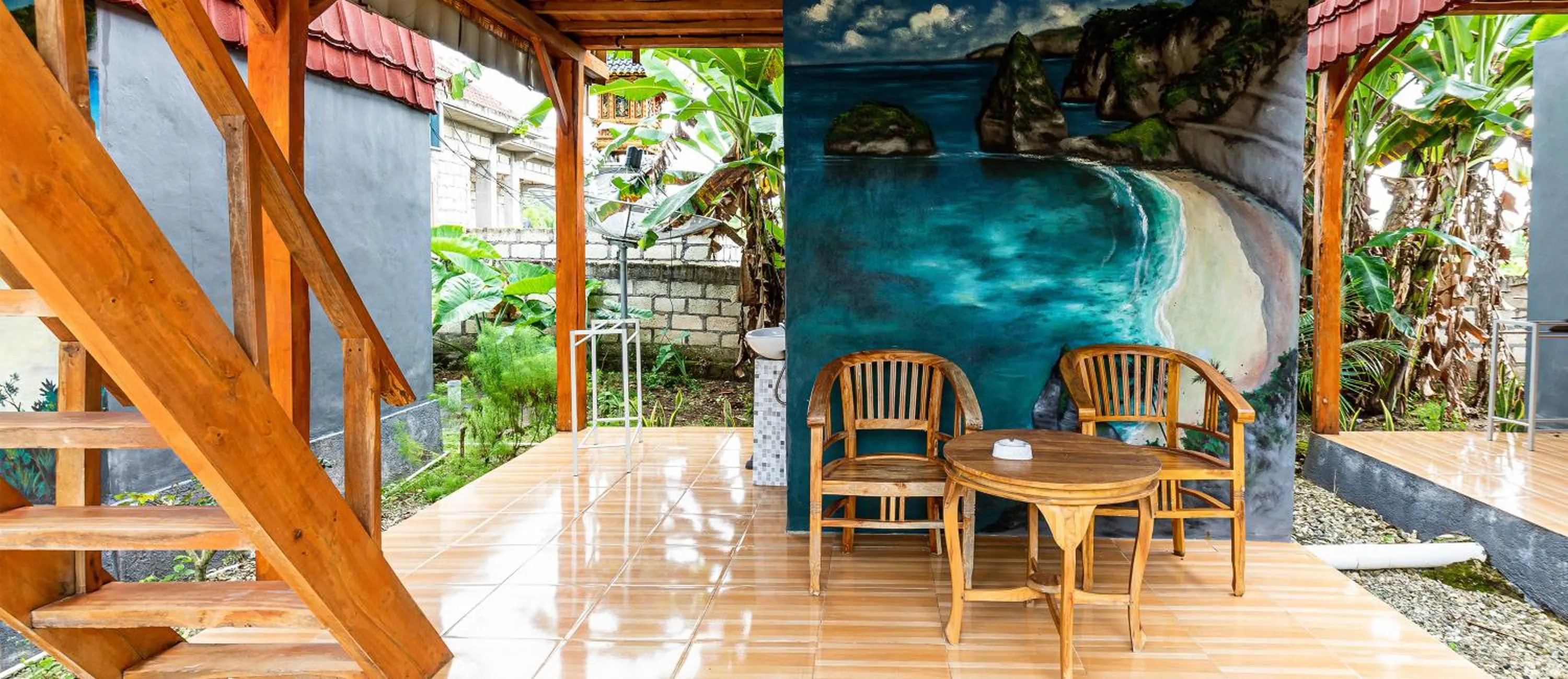 Lounge or bar in Kubu Sental Cottage