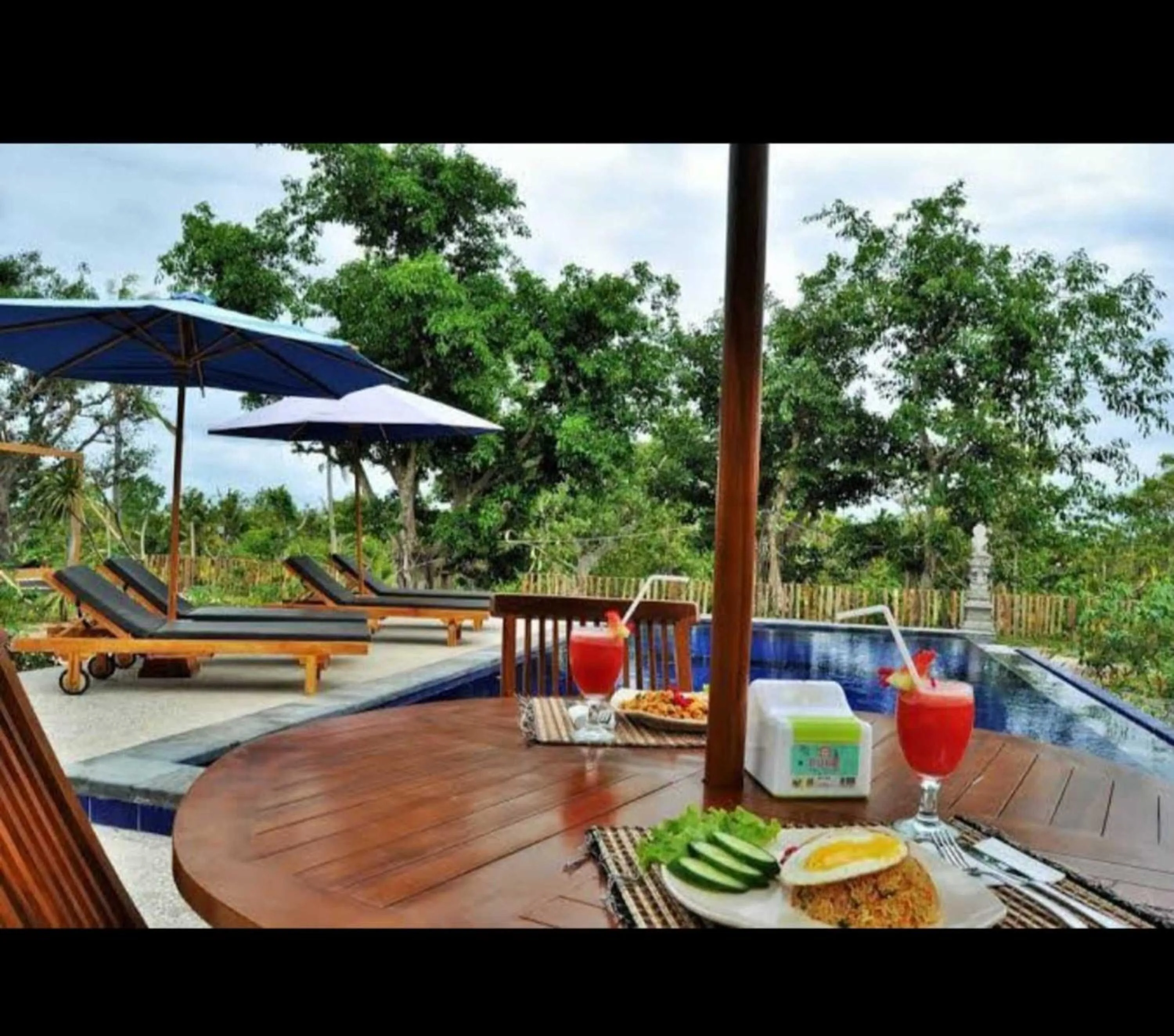 Breakfast in Kubu Sental Cottage