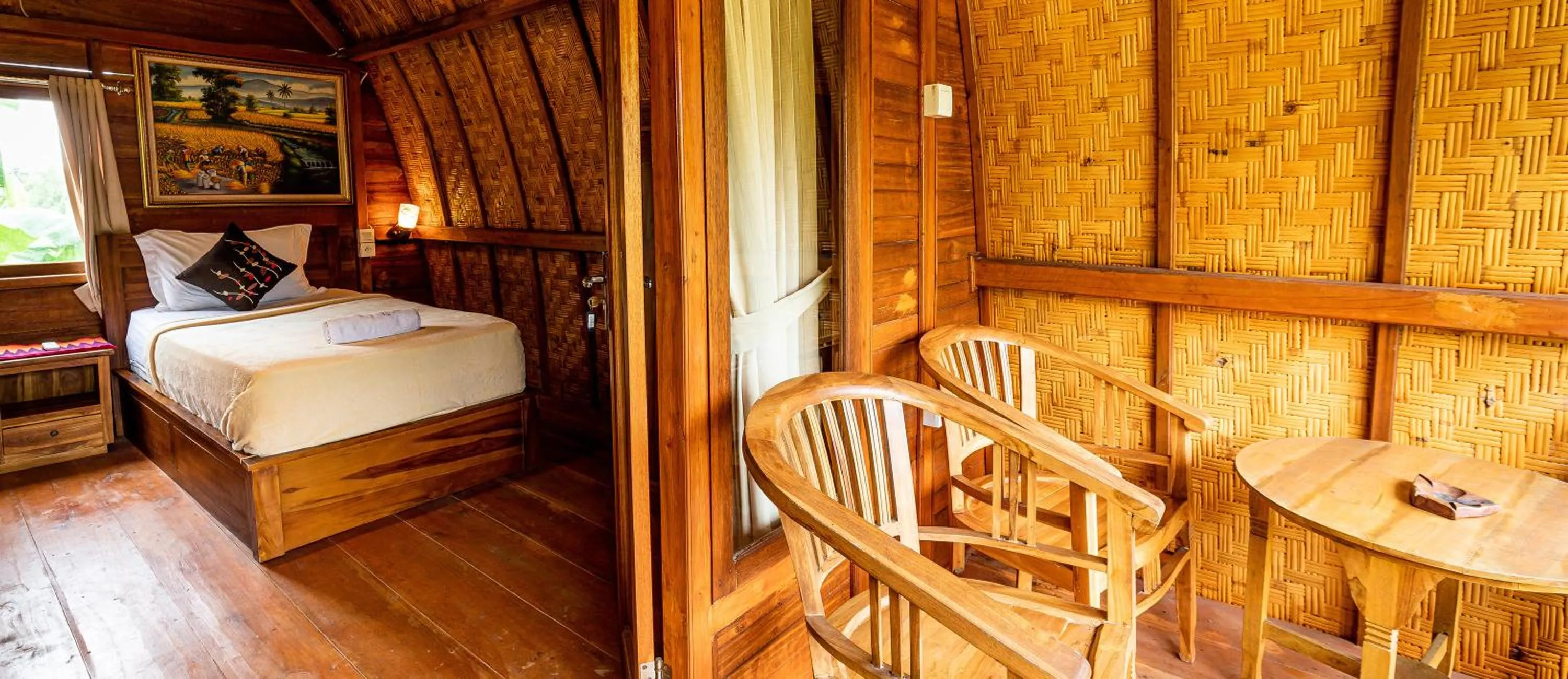 Patio, Bed in Kubu Sental Cottage