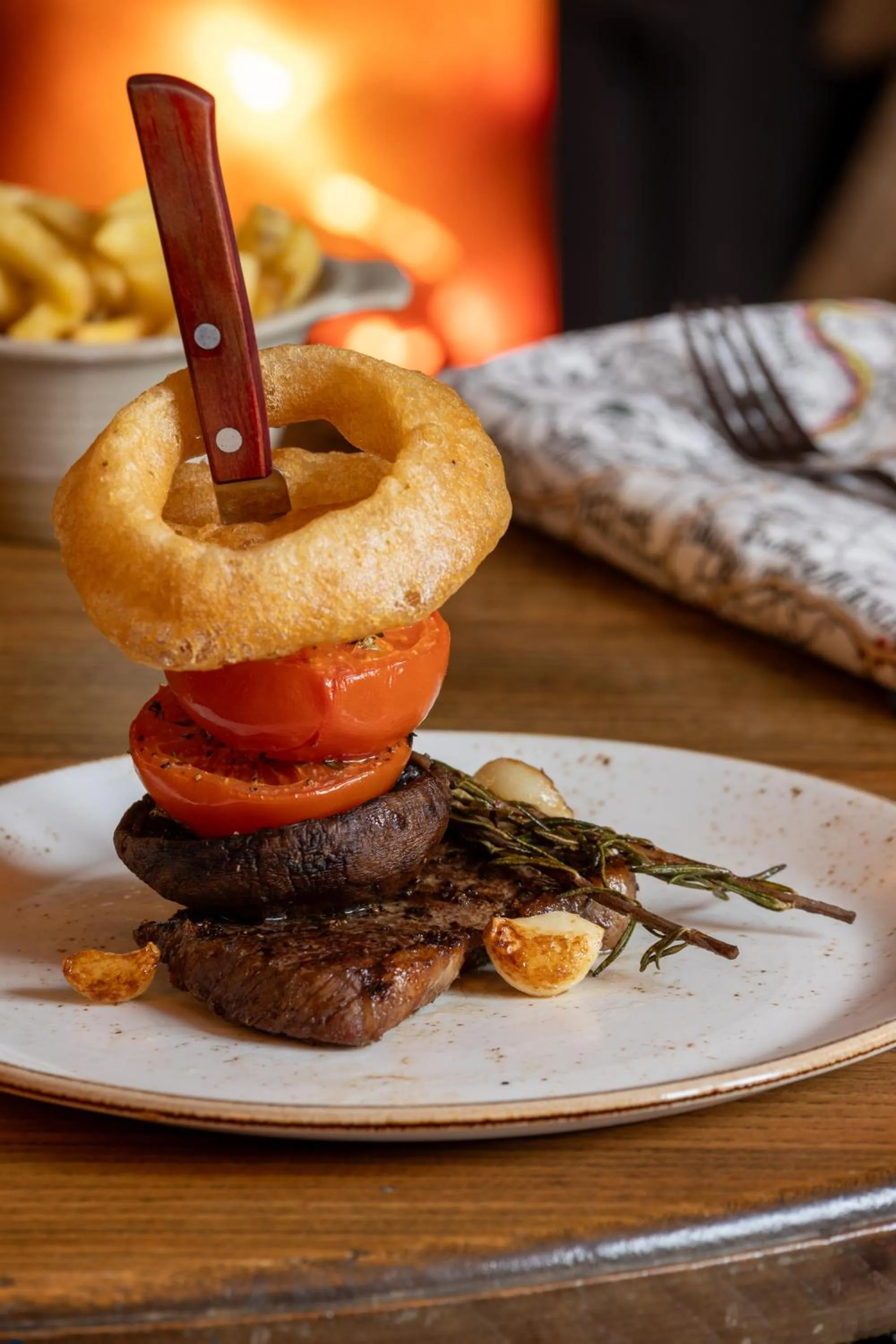 Food close-up in The Lower Buck Inn